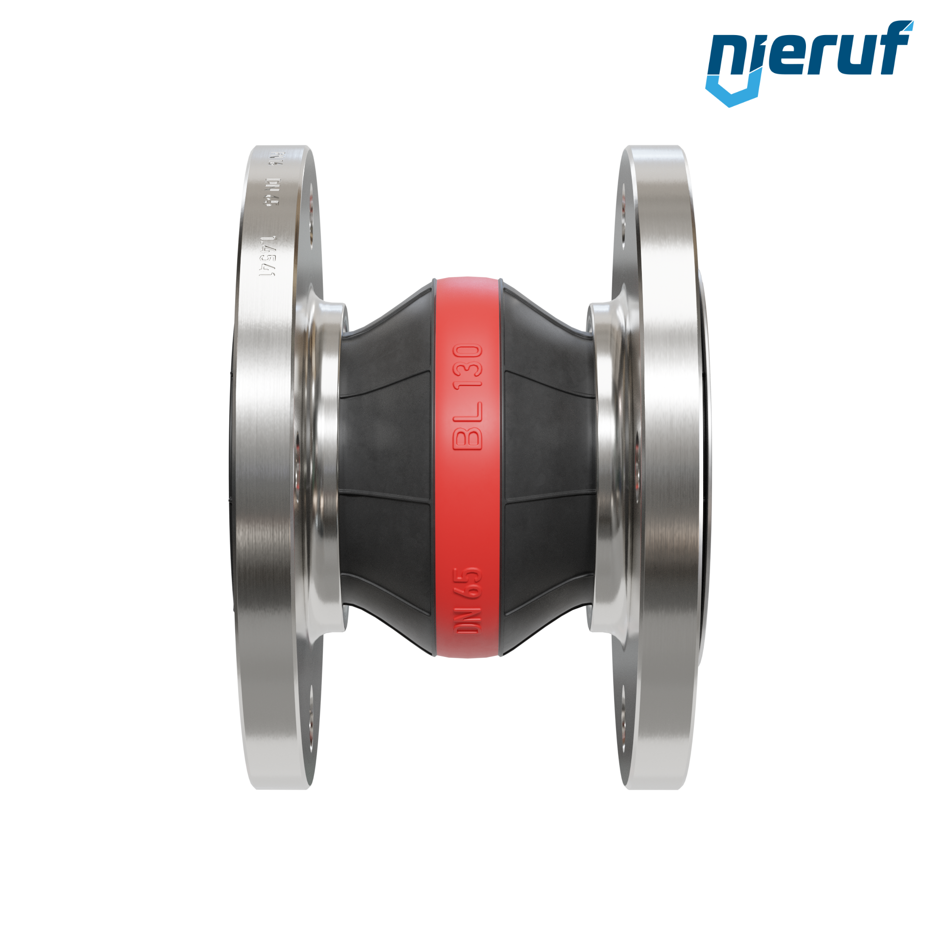 Compensatore piastra di rinforzo DN65 versione KP04 flange in acciaio inox EPDM