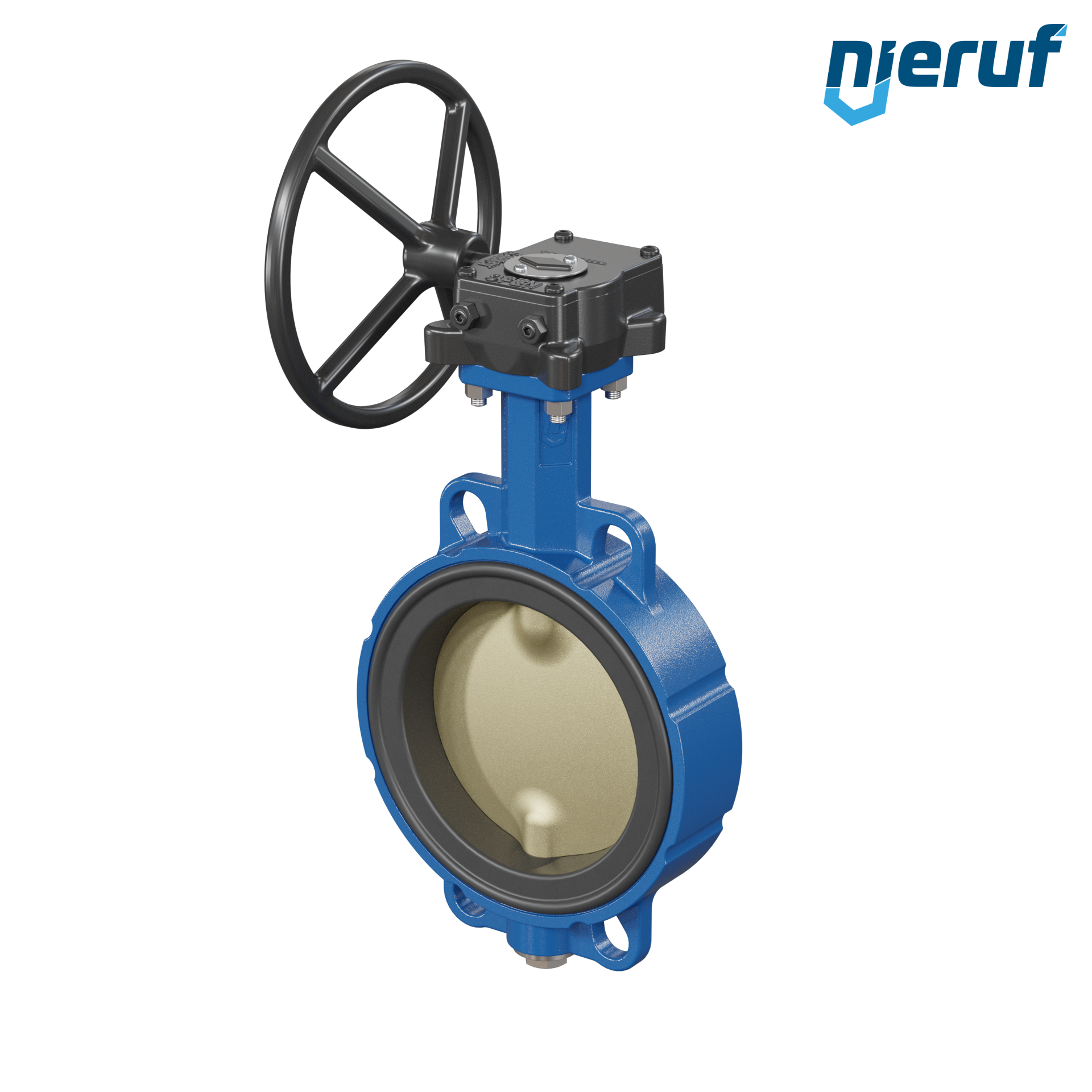 valvola a farfalla per l'acqua di mare DN 150 PN6-PN10-PN16 & ANSI150 AK15 volantino