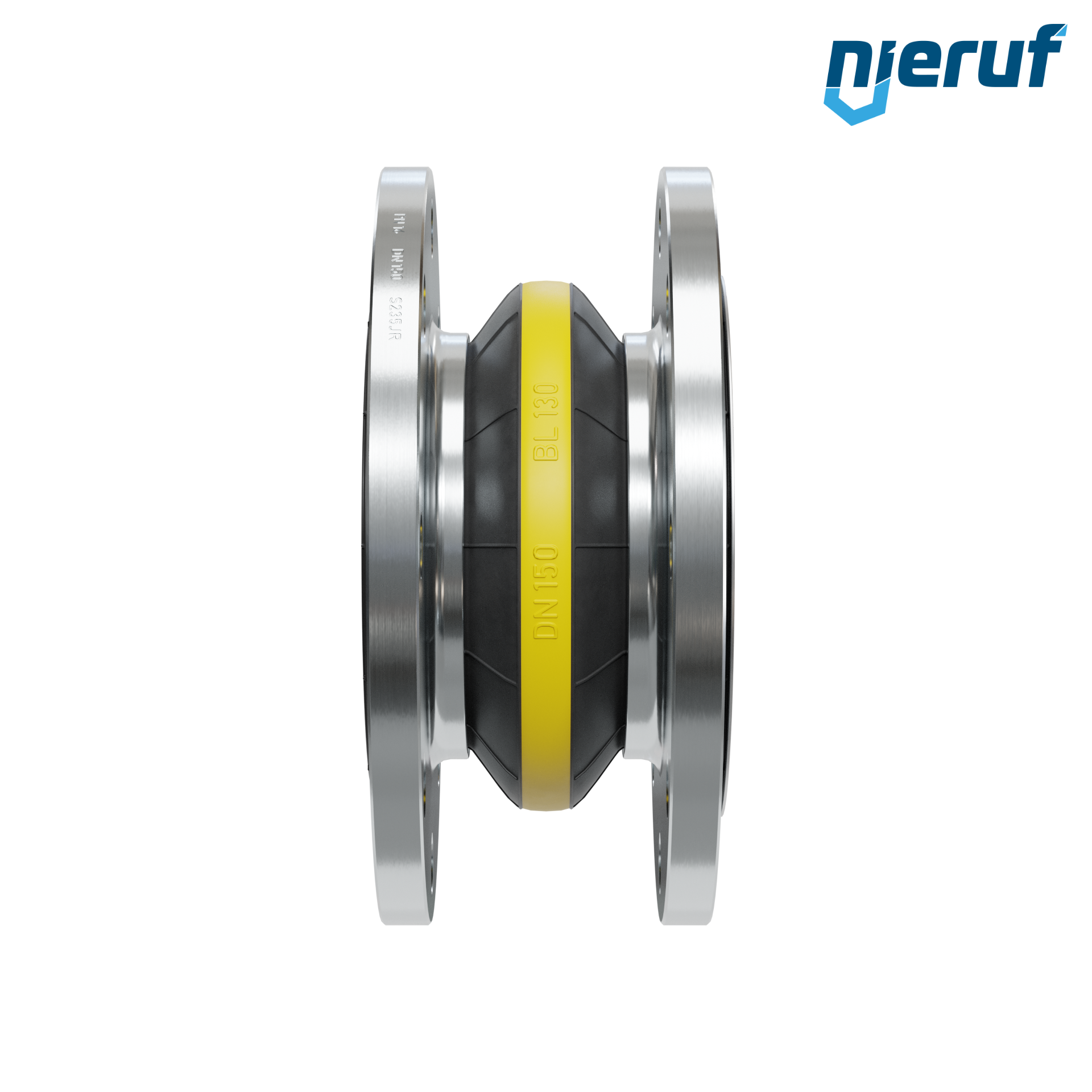 Compensatore piastra di rinforzo DN150 versione KP04 flange in acciaio NBR