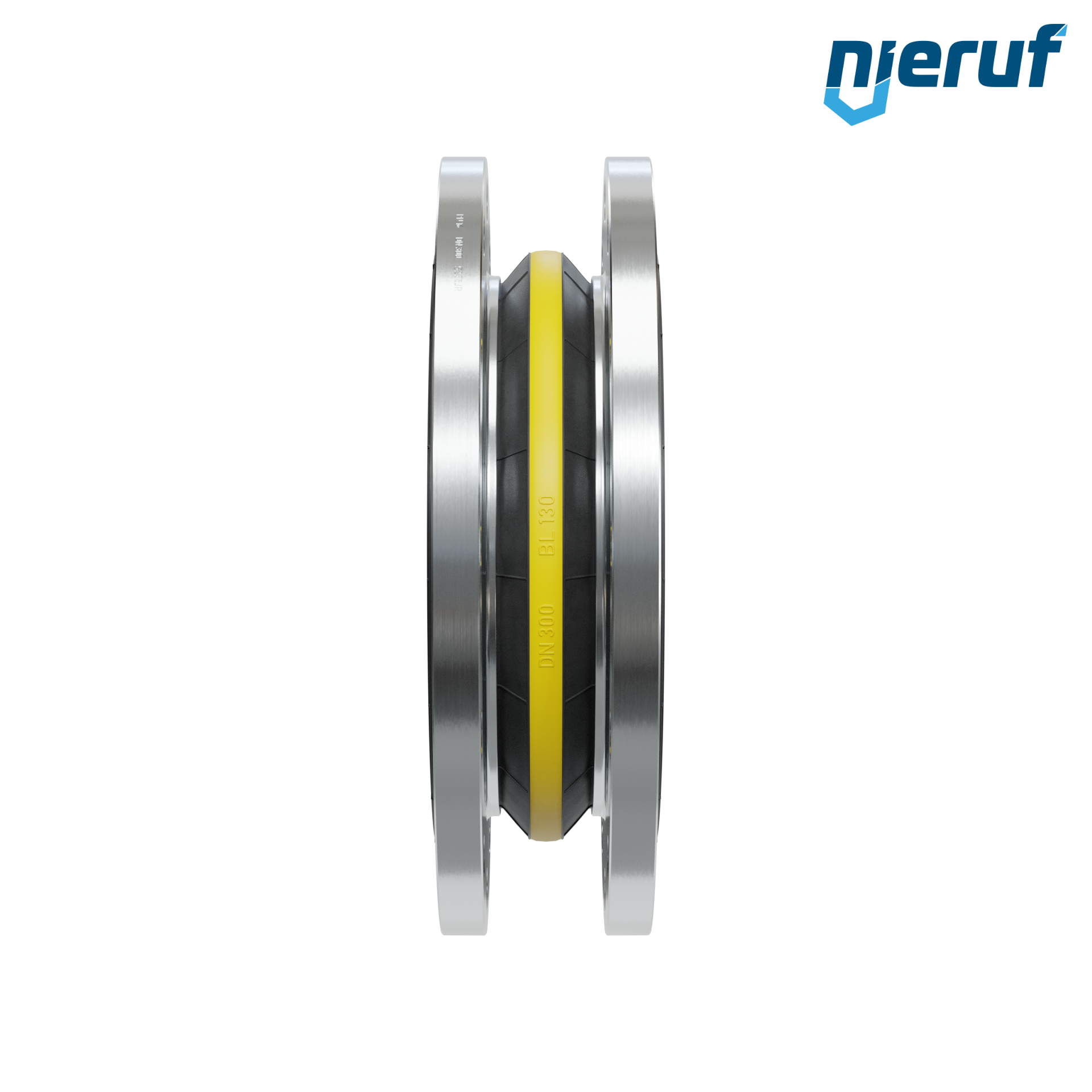 Compensatore o-ring di supporto per il vuoto DN300 PN16 versione KP04 flange in acciaio NBR