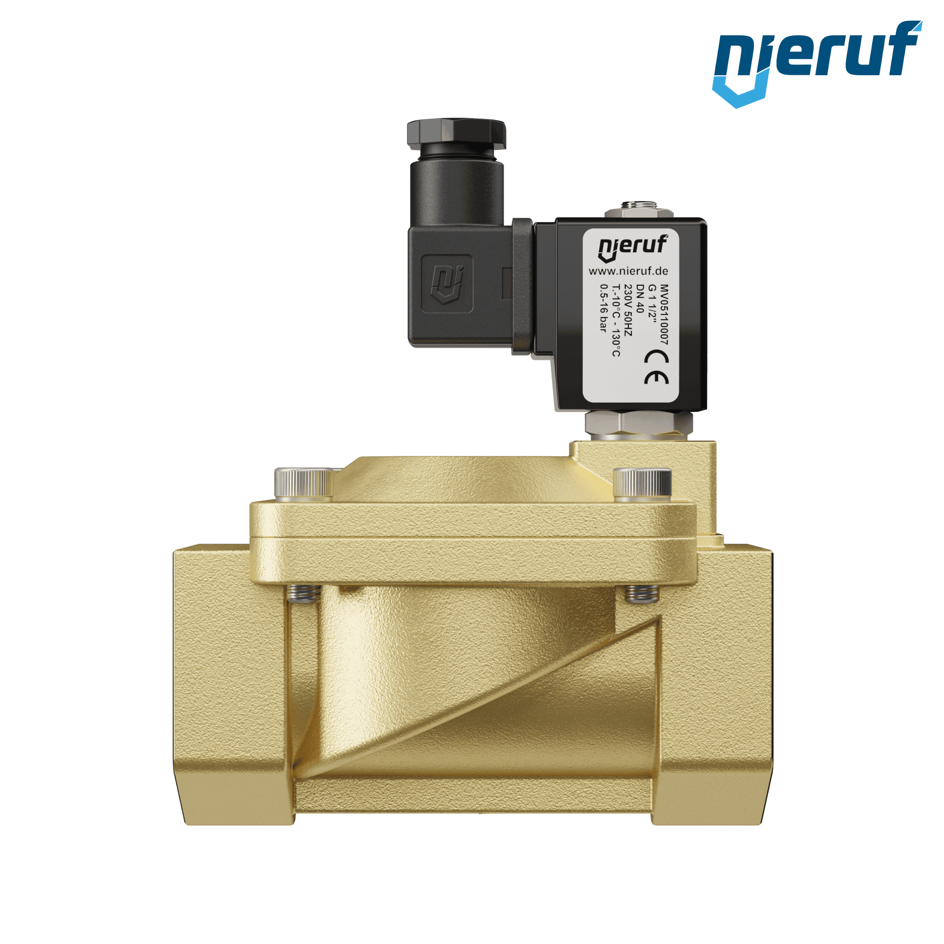 elettrovalvola G 1 1/2" pollici ottone MV05 EPDM 230V 50Hz