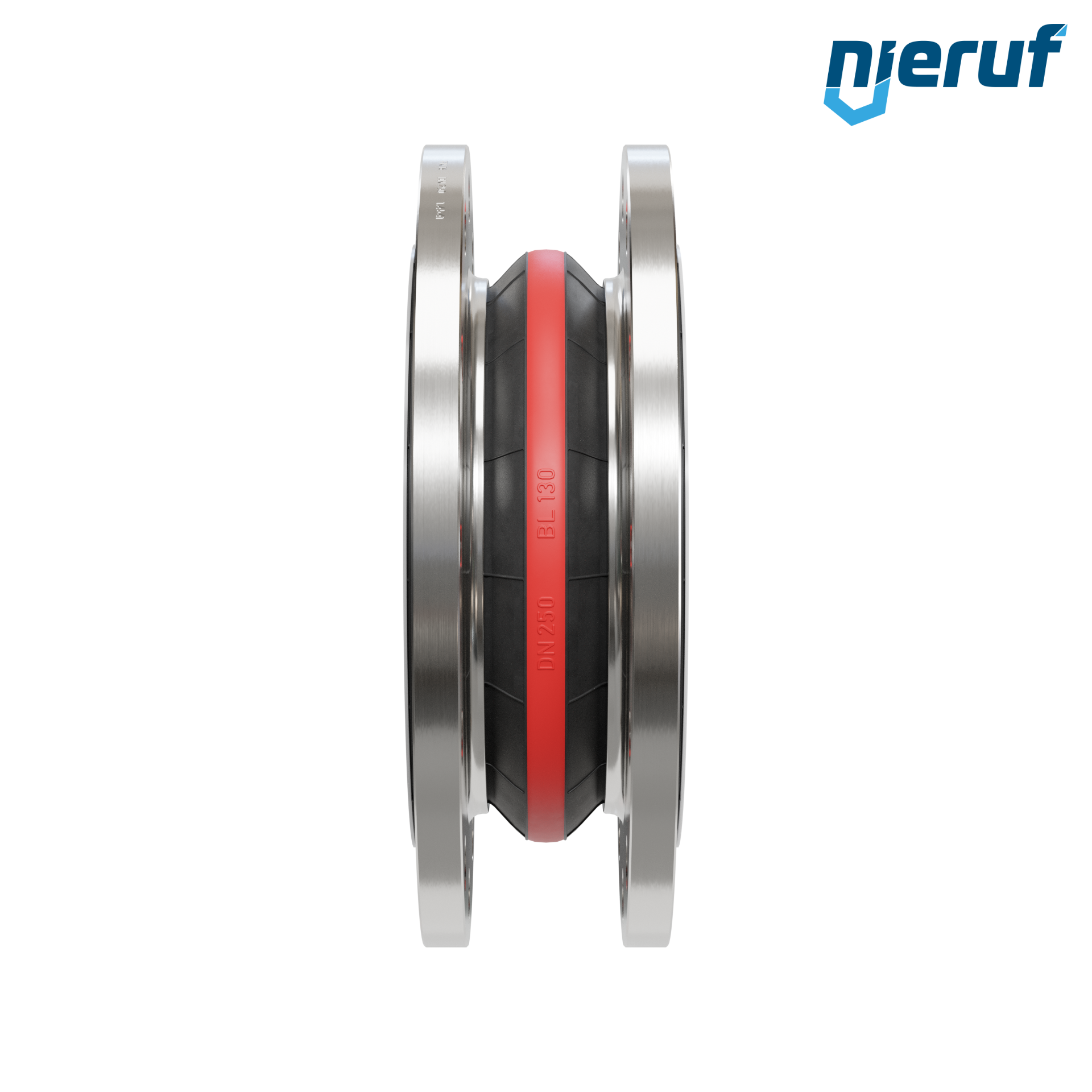 Compensatore rivestimento in PTFE DN250 PN16 versione KP04 flange in acciaio inox EPDM