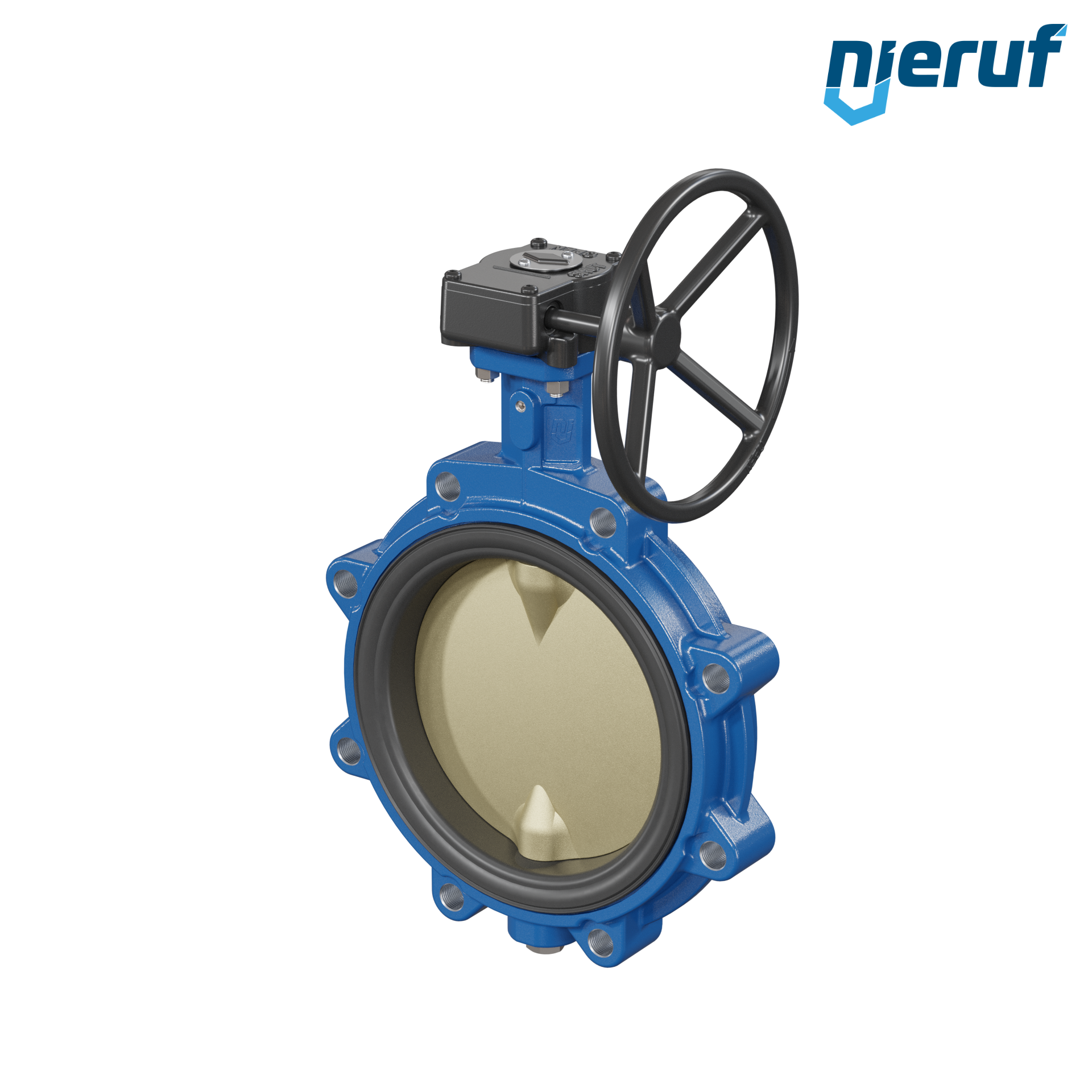 valvola a farfalla per l'acqua di mare DN 200 PN10 AK16 volantino