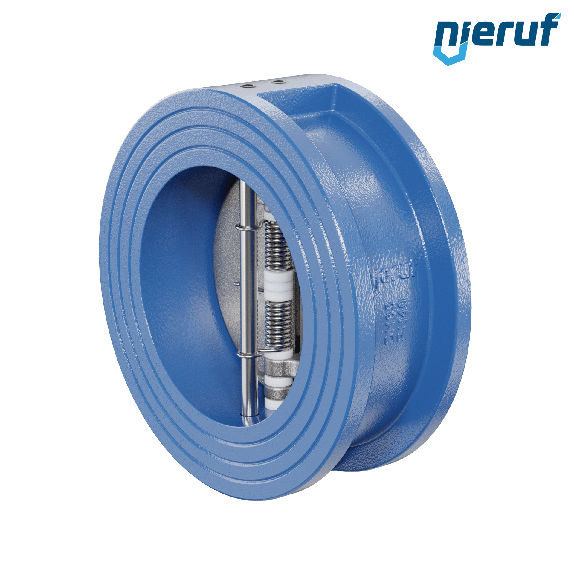 valvola di ritegno a doppio battente DN65 DR02 GGG40 NBR