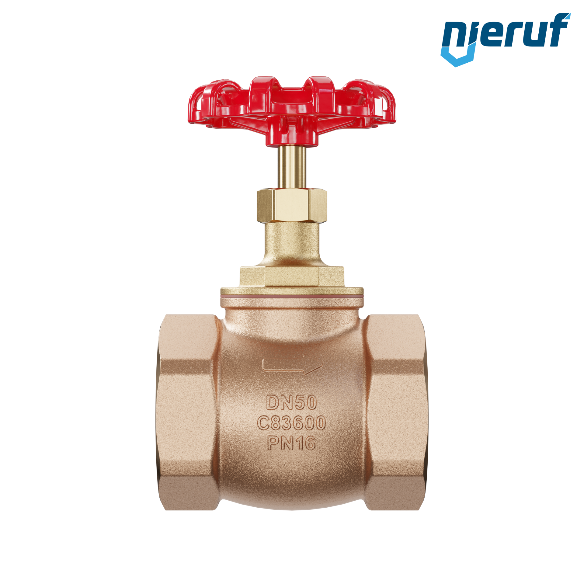valvola a globo filettatura interna DN50 - 2" pollici PN16 AV10 bronzo ASTM B62