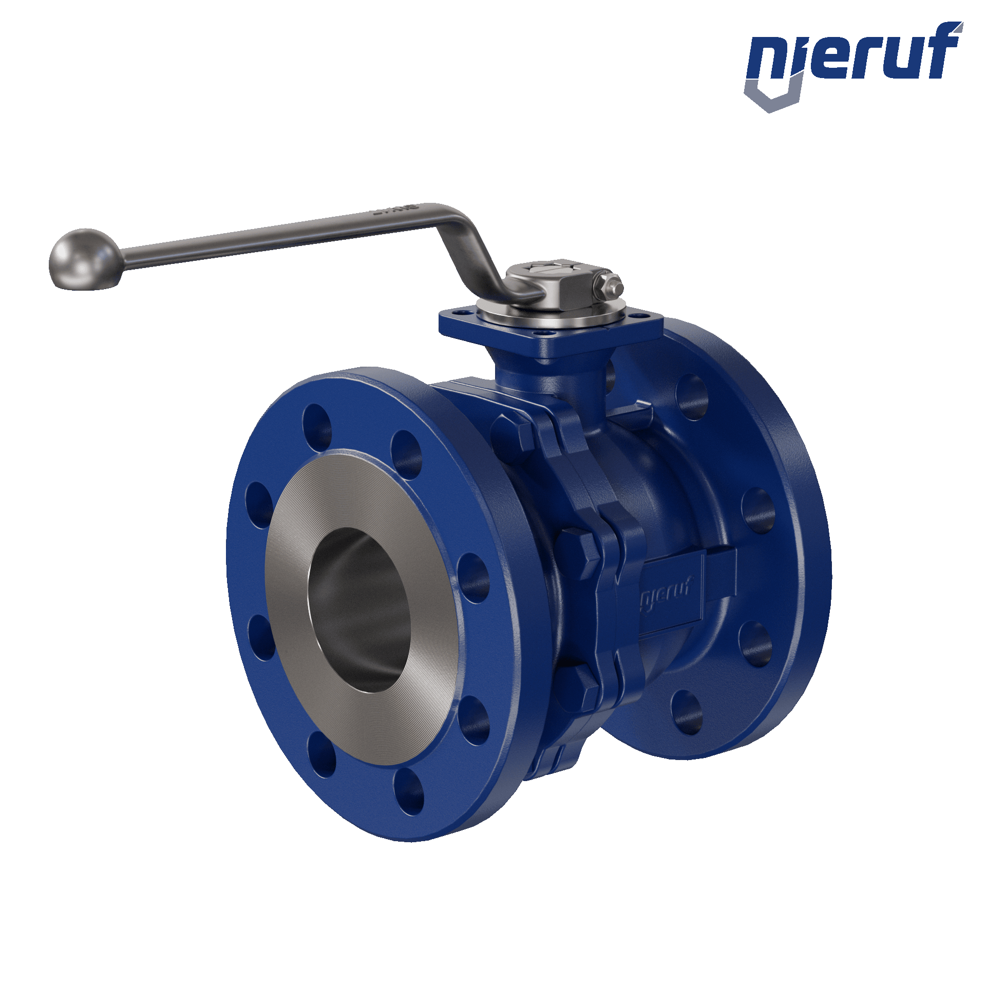 valvola a sfera flangiata per alte temperature FK12 DN65 PN40 in acciaio fuso 1.0619 fino a +25