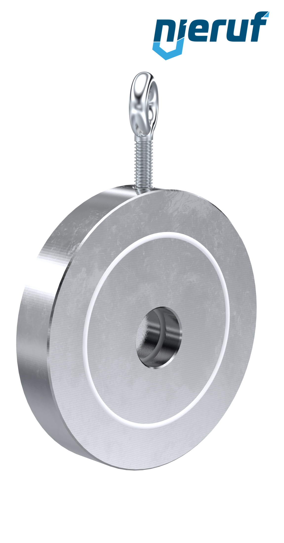Zwischenflansch-Rückschlagklappe mit Feder DN32 ZR03 Stahl 1.0460, verzinkt PTFE