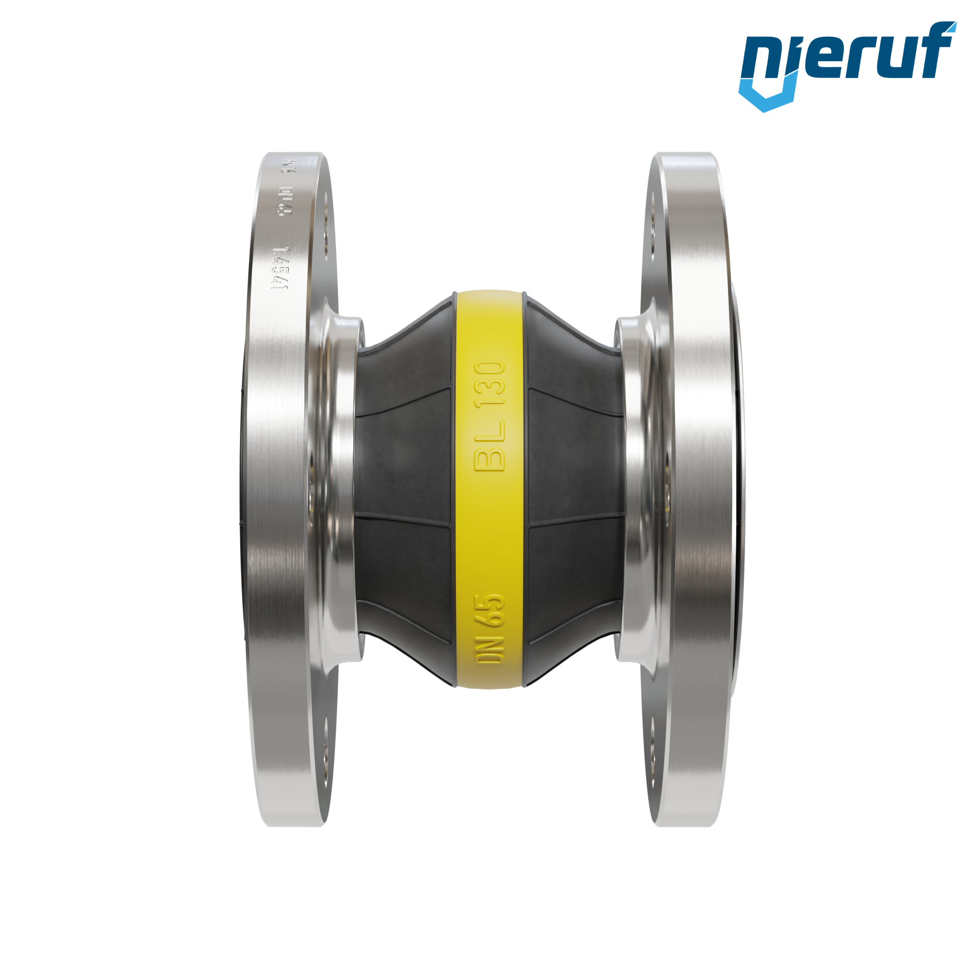 Compensatore piastra di rinforzo DN65 versione KP04 flange in acciaio inox NBR