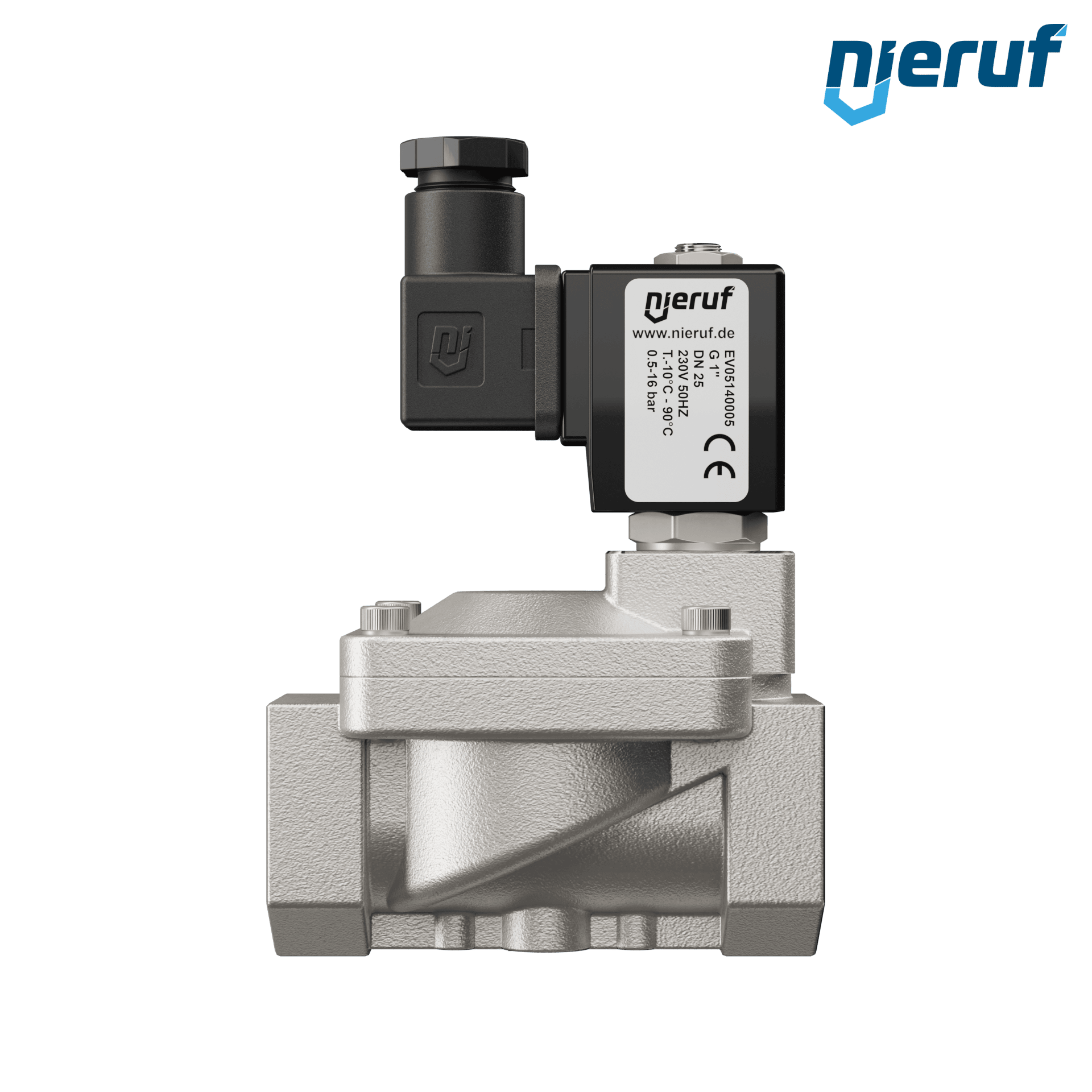 elettrovalvola G 1" pollici acciaio inossidabile EV05 NBR 230V 50Hz