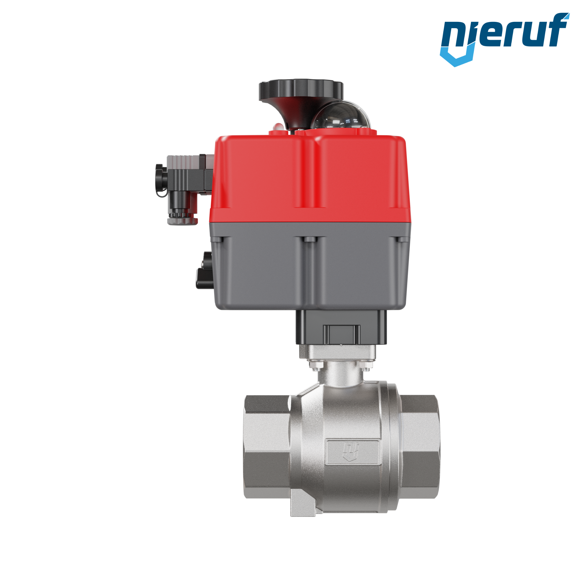 valvola a sfera con attuatore elettrico DN50 - 2" pollici acciaio inossidabile 24V - 240V EK02 DVGW-W