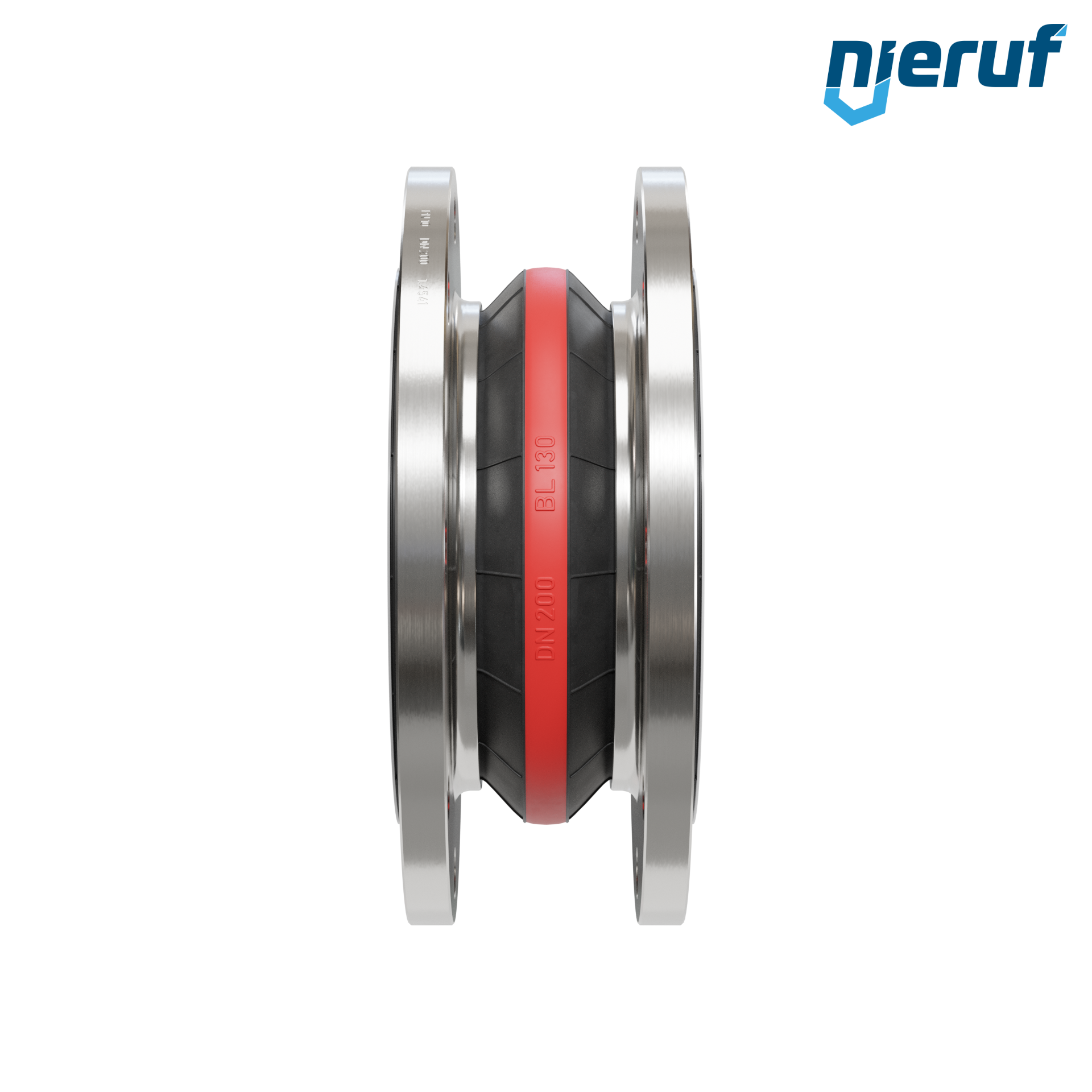 Compensatore rivestimento in PTFE DN200 versione KP04 flange in acciaio inox EPDM