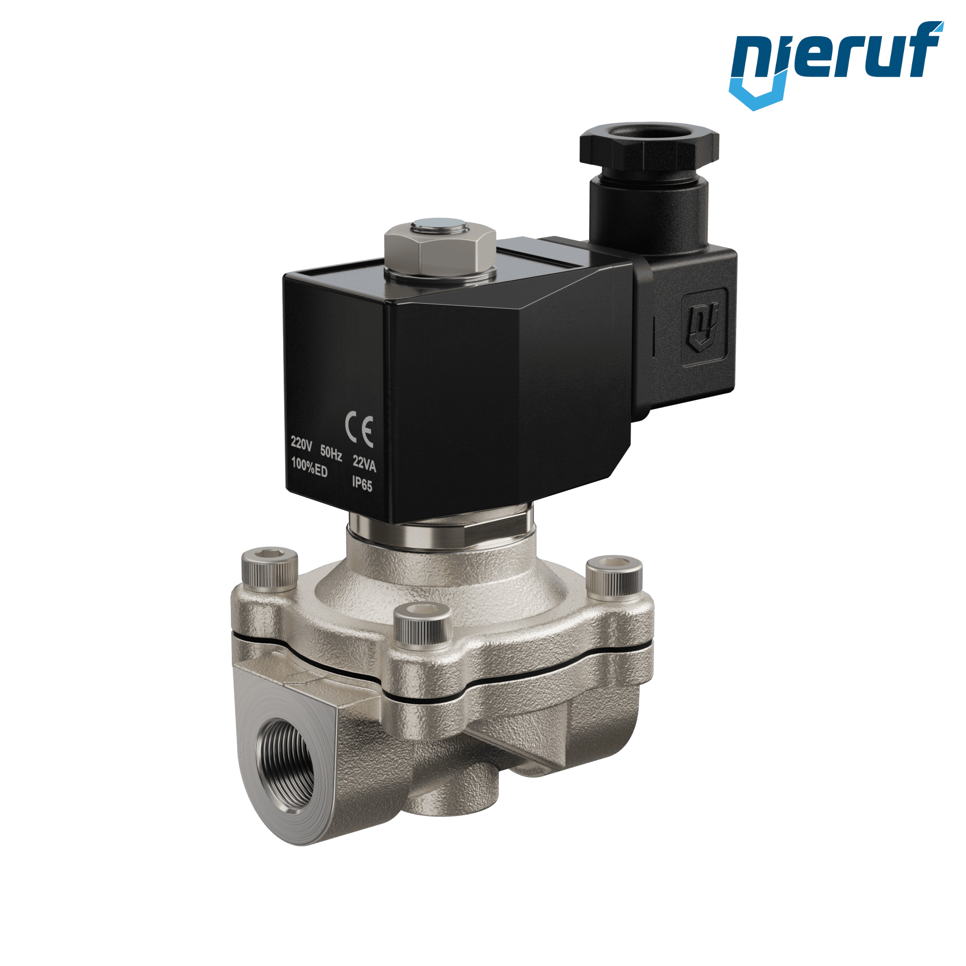 elettrovalvola G 3/8" pollici acciaio inossidabile EV06 EPDM 230V 50Hz