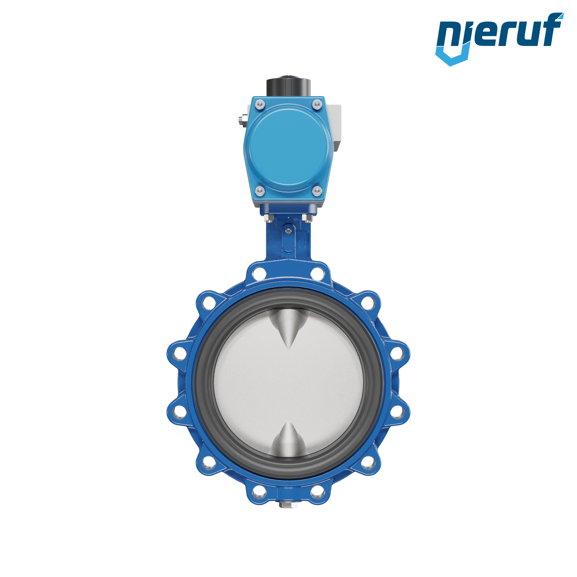 valvola a farfalla DN 200 PN16 AK02 FPM attuatore pneumatico a doppio effetto
