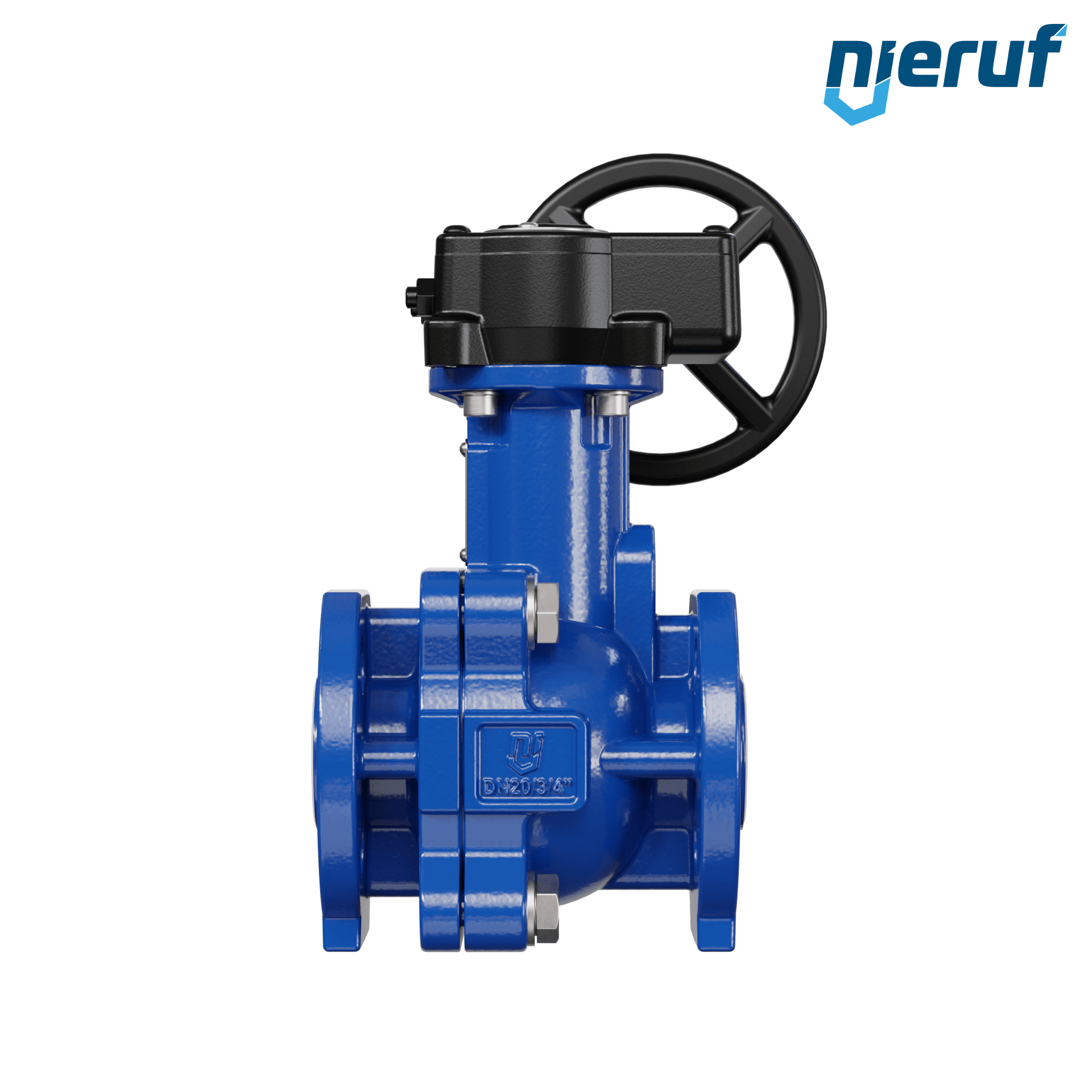 valvola a sfera flangiata PFA FK13 DN20 - 3/4" pollici ANSI 150 inghisa sferoidale 5.3103 con volantino manuale