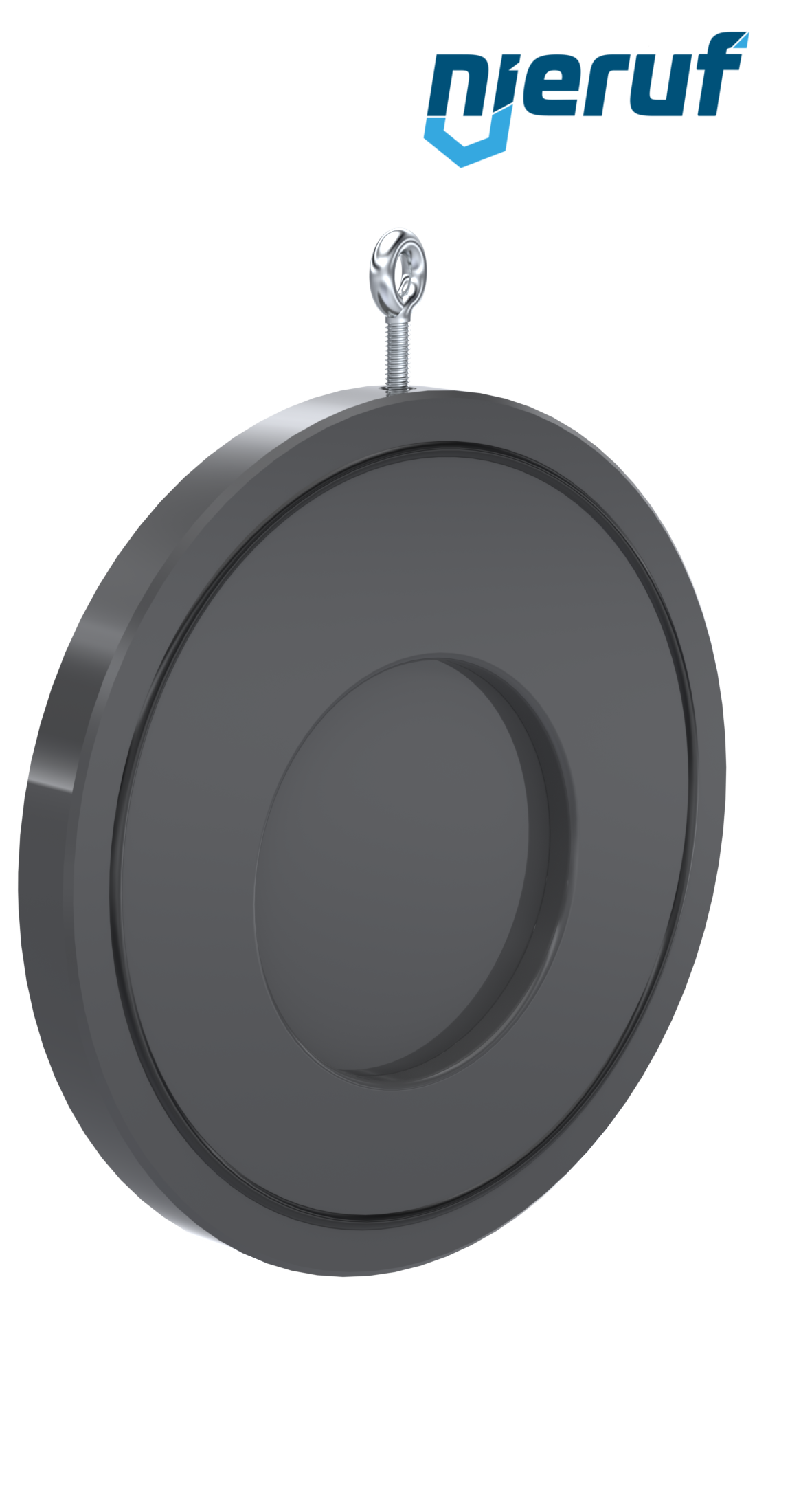Zwischenflansch-Rückschlagklappe DN125 ZR05 Kunststoff PVC-U FKM (Viton)