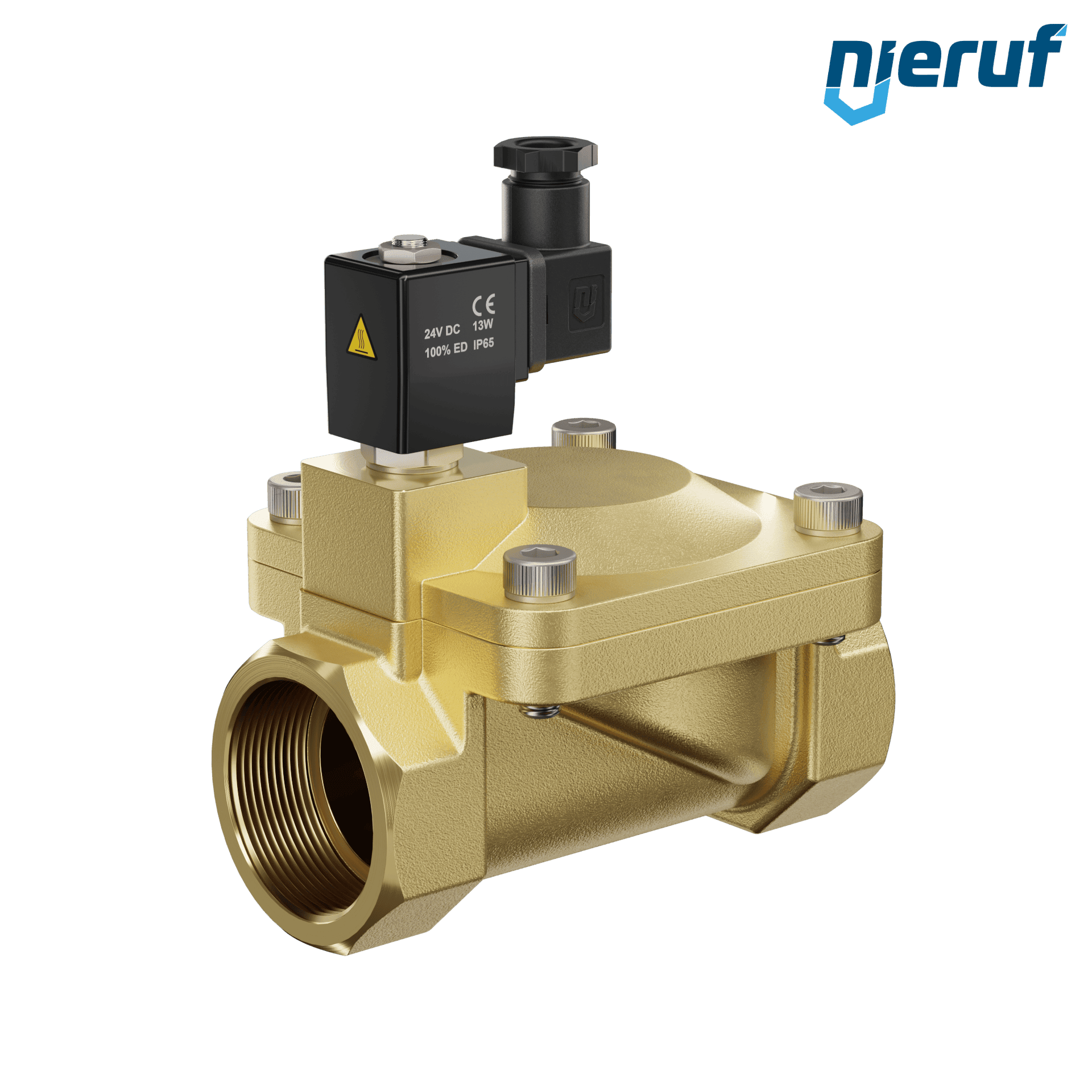 elettrovalvola G 2" pollici ottone MV05 NBR 24V DC