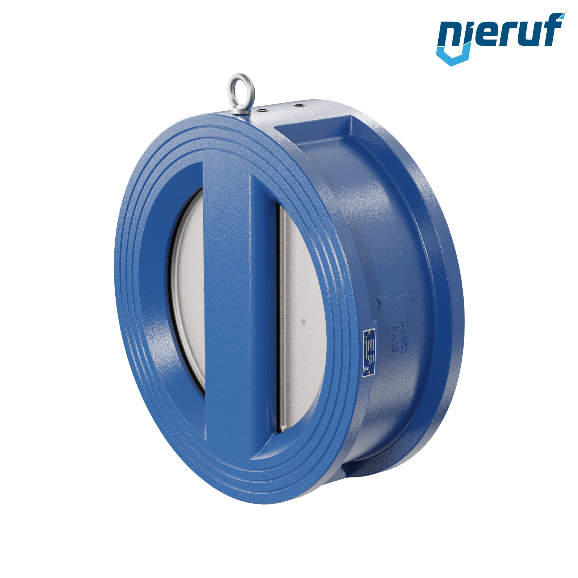 valvola di ritegno a doppio battente DN250 DR02 GGG40 EPDM