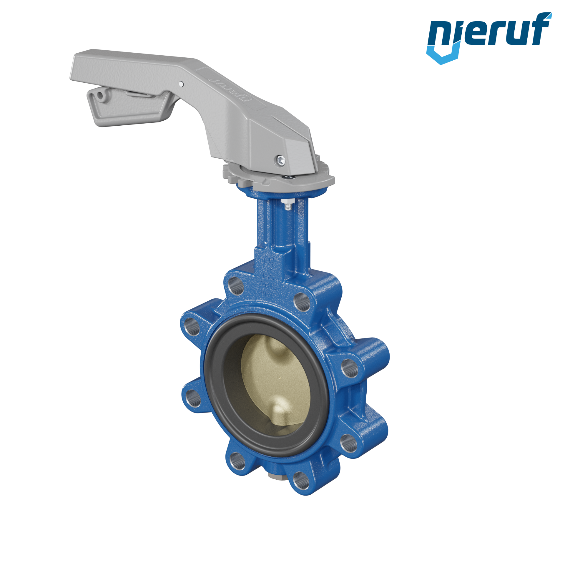valvola a farfalla per l'acqua di mare DN 80 PN10-PN16 AK16 leva a mano