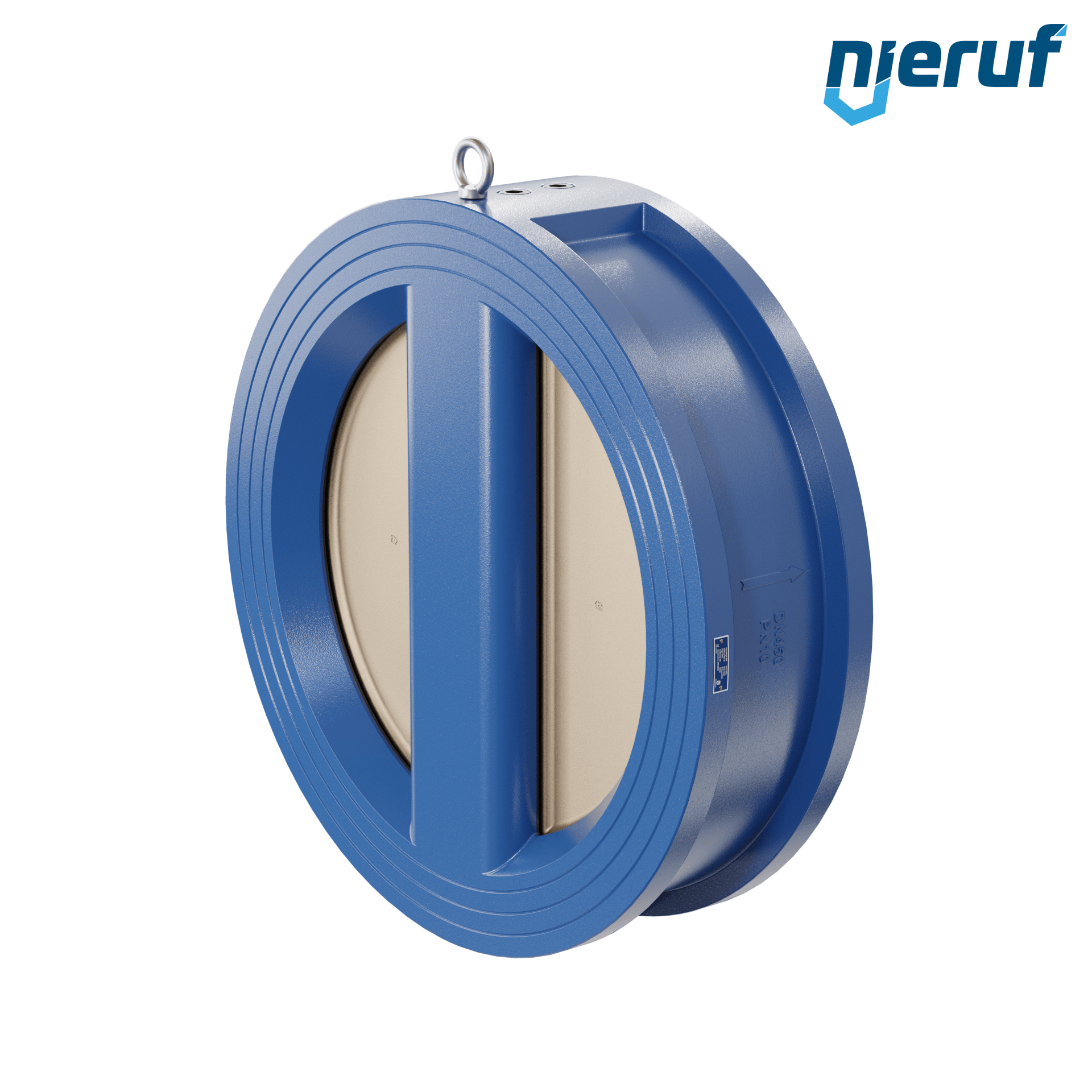 valvola di ritegno a doppio battente DN450 DR04 GGG40 EPDM