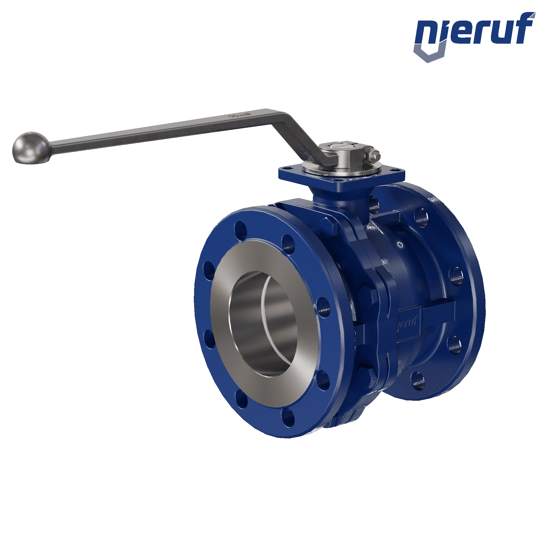 valvola a sfera flangiata per alte temperature FK12 DN100 PEEK guarnizione