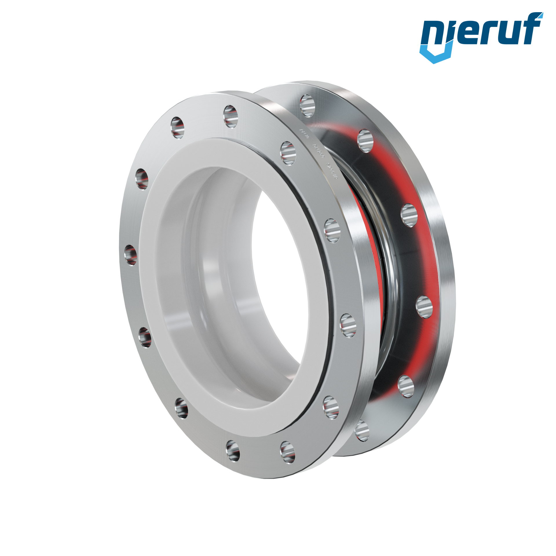 Compensatore rivestimento in PTFE DN250 versione KP04 flange in acciaio EPDM