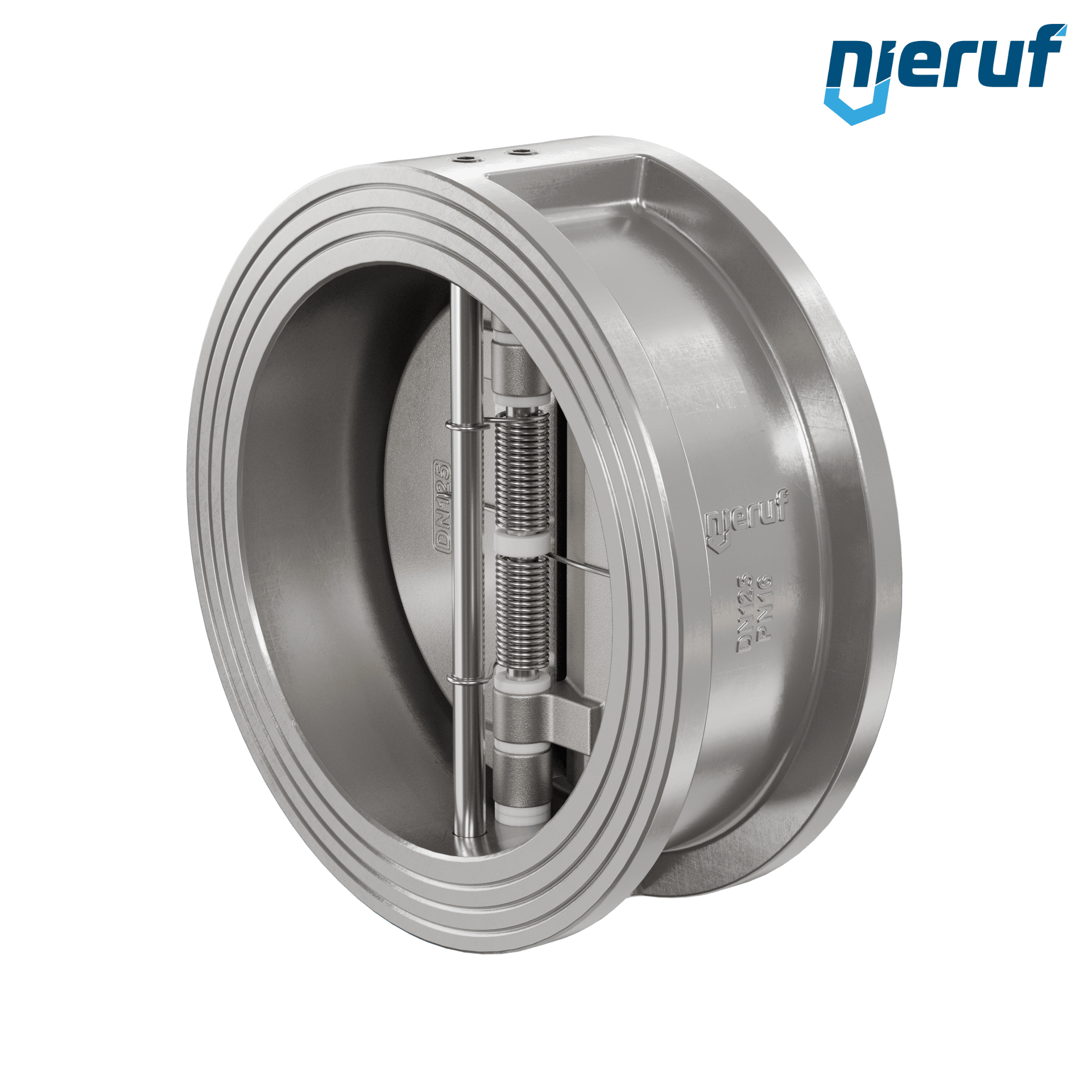 valvola di ritegno a doppio battente DN125 ANSI150 DR03 ANSI 150 acciaio inossidabile 1.4408 FKM