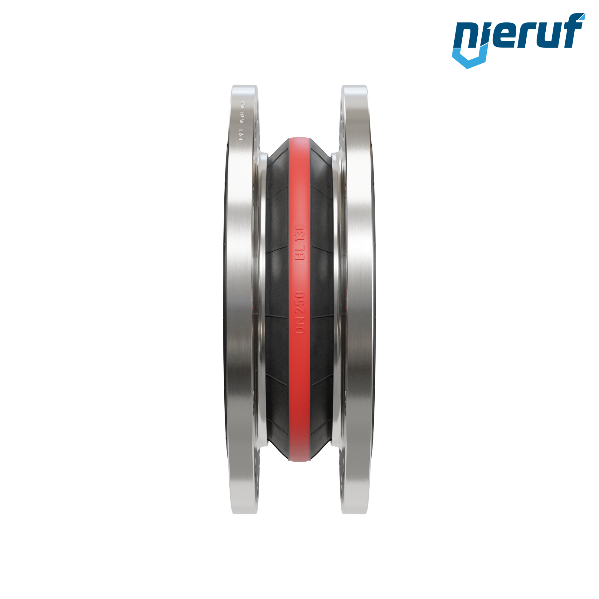 Compensatore o-ring di supporto per il vuoto DN250 versione KP04 flange in acciaio inox EPDM
