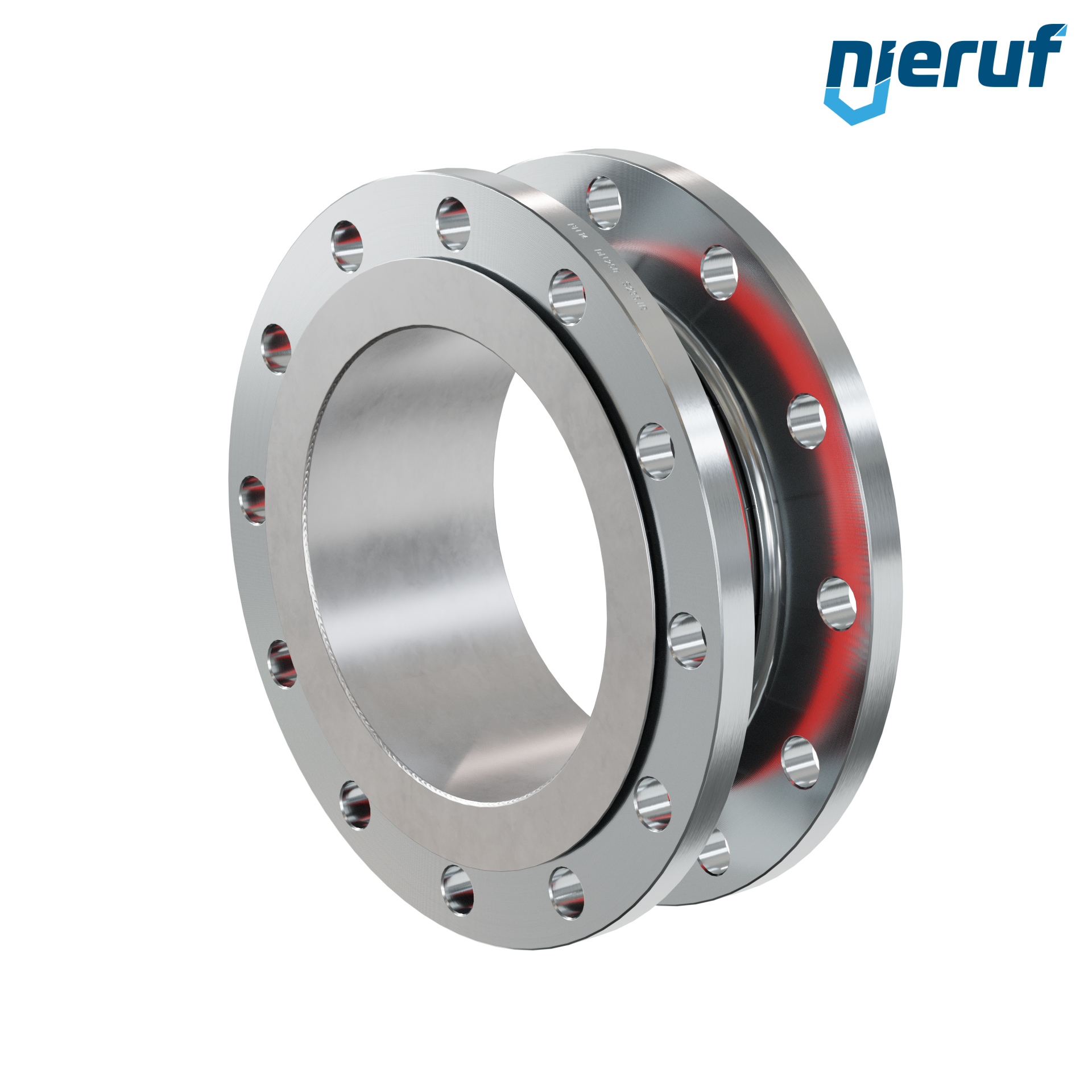 Compensatore in gomma per acqua potabile con convogliatore di flusso DN250 PN16 tipo KP04 flange in acciaio EPDM