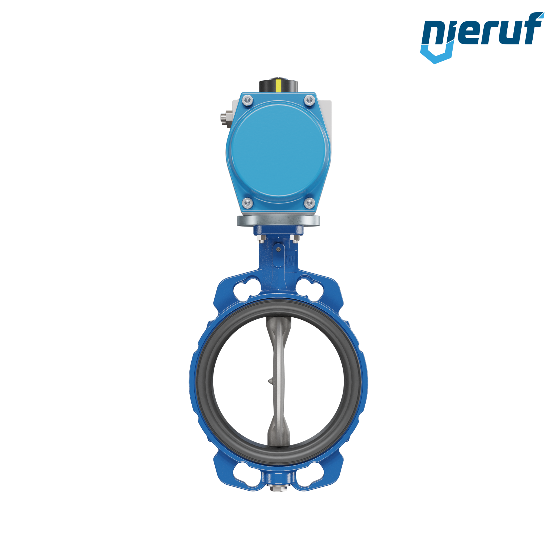 Butterfly valve DN 200 AK01 EPDM DVGW drinking water, WRAS, ACS, W270 pneumatic actuator single acting normally open