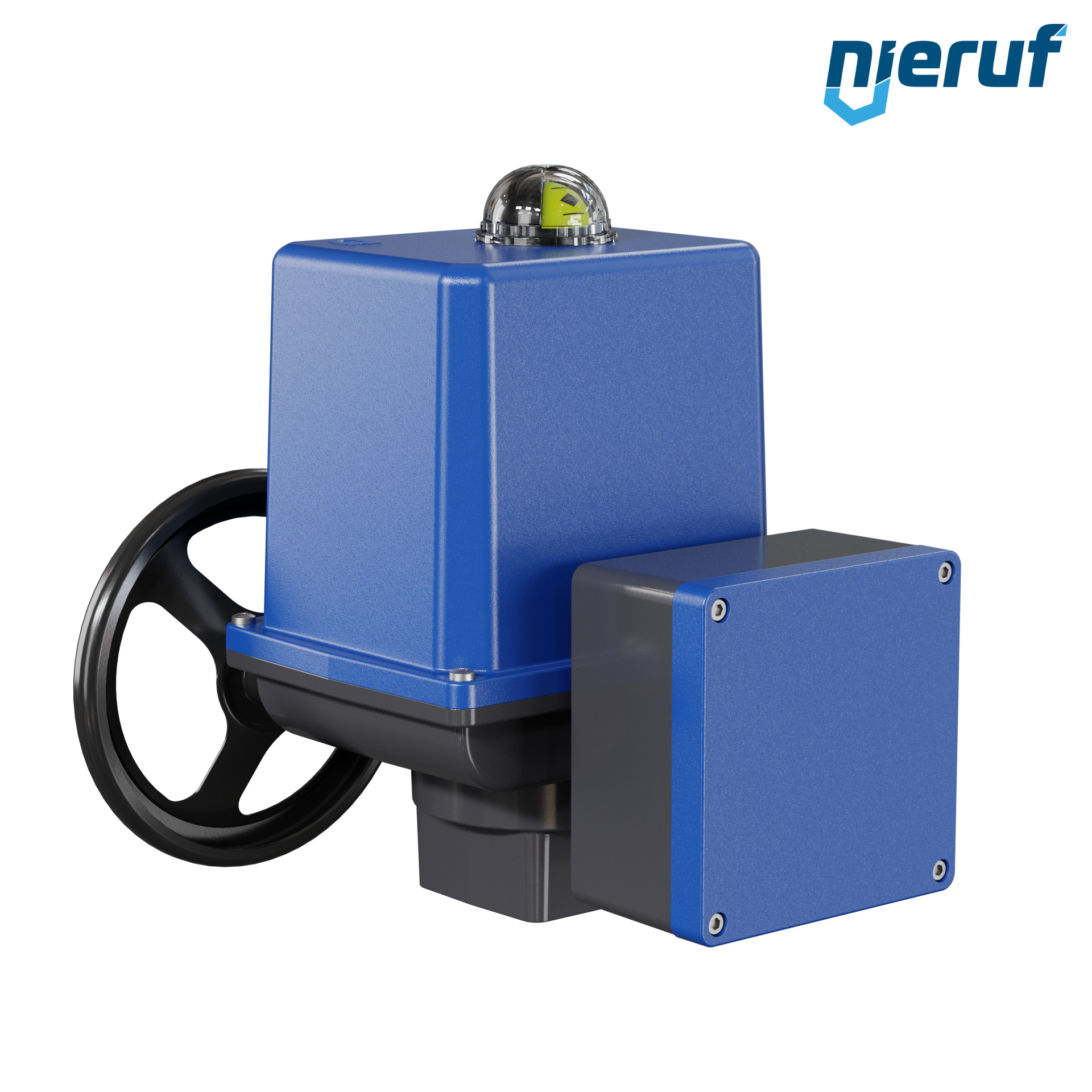 Attuatore elettrico da 1/4 di giro AN03 PSQ203AMS12 con protezione contro le interruzioni di corrente - 360-575V AC 250Nm IP67 ISO 5211 F07-F10