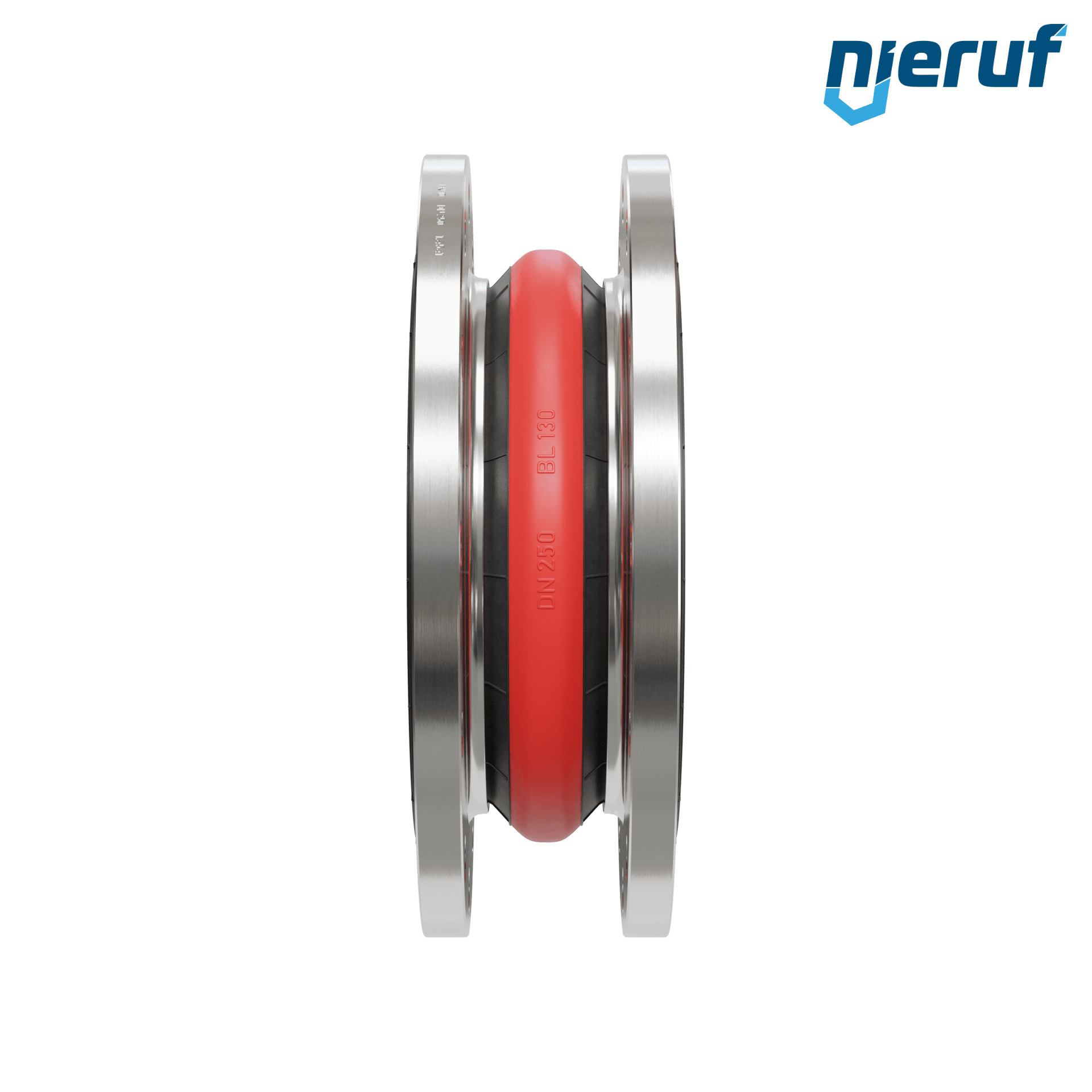 Compensatore o-ring di supporto per il vuoto DN250 versione KP04 flange in acciaio inox EPDM