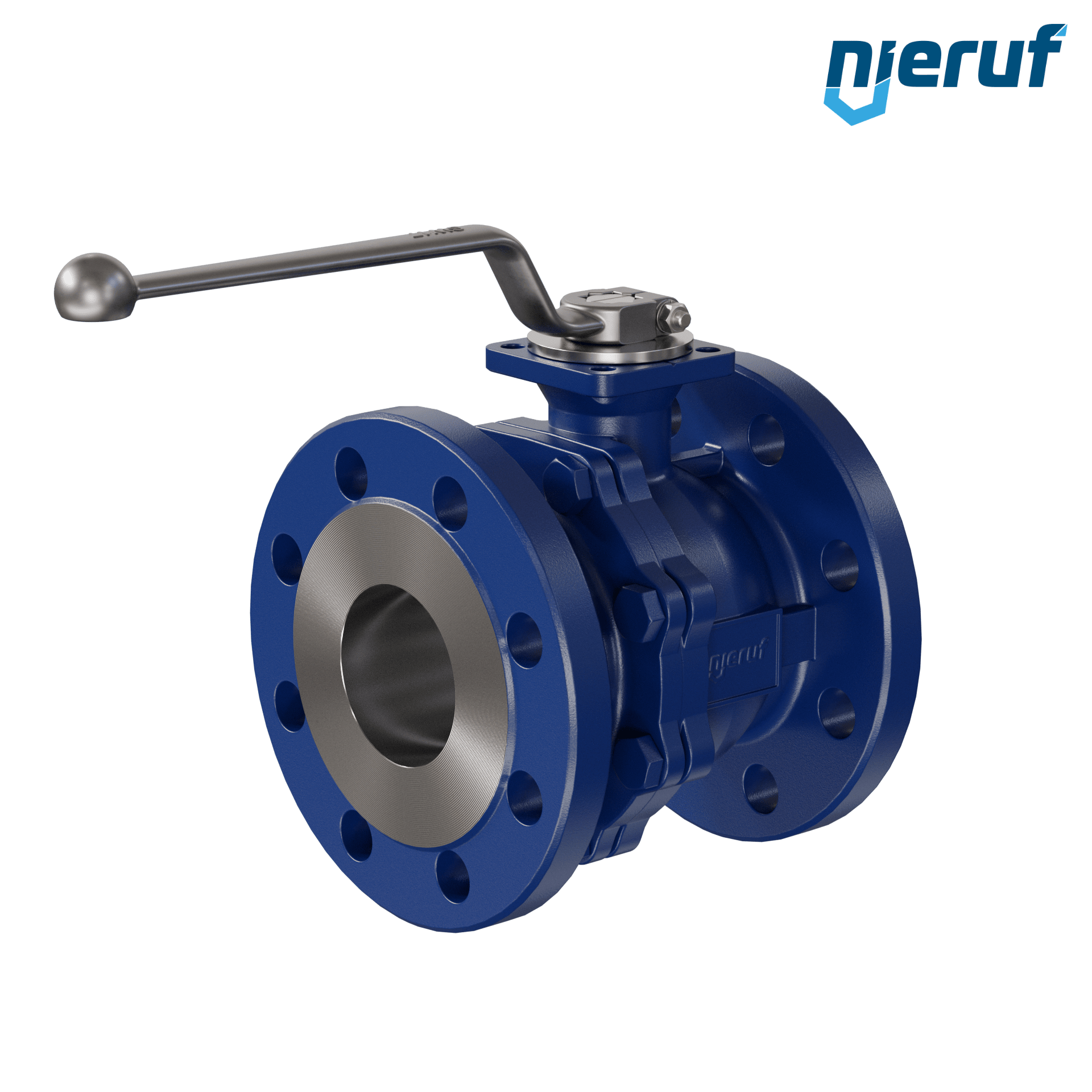 valvola a sfera flangiata per alte temperature FK12 DN65 PN40 in acciaio fuso 1.0619 fino a +25