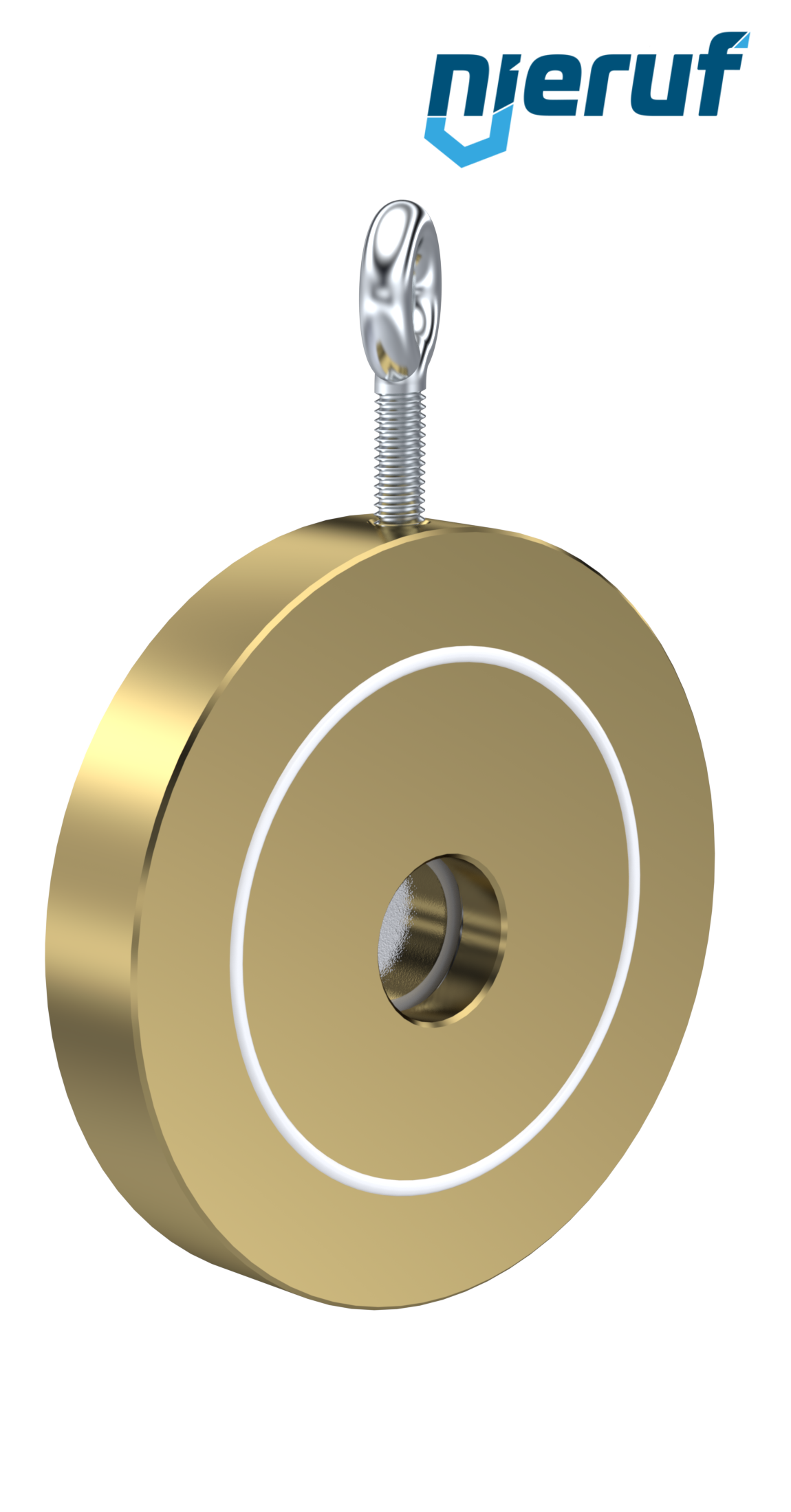 Zwischenflansch-Rückschlagklappe mit Feder DN32 ZR10 Alubronze 2.0975 PTFE
