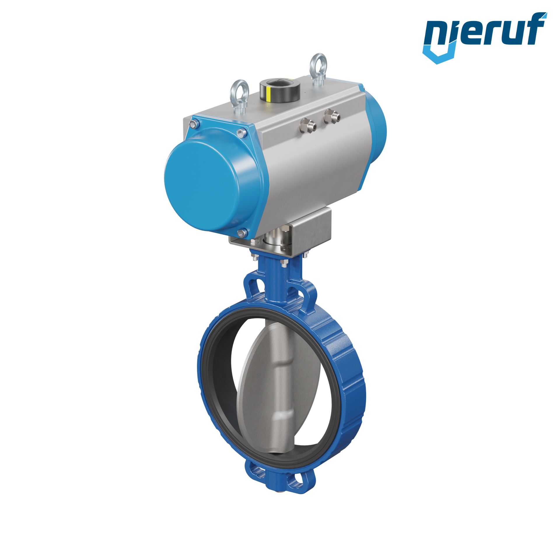 Butterfly valve DN 300  AK01 FPM pneumatic actuator single acting normally open