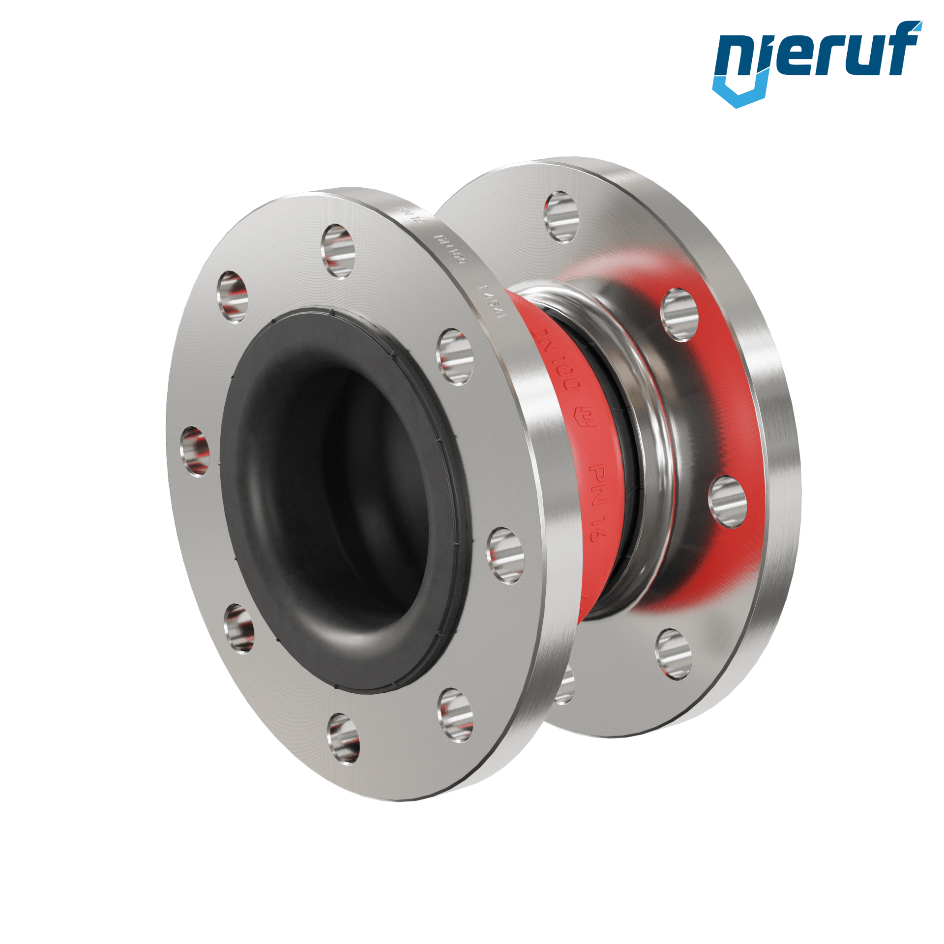 Compensatore DN100 tipo KP04 flange acciaio inox, manicotto EPDM