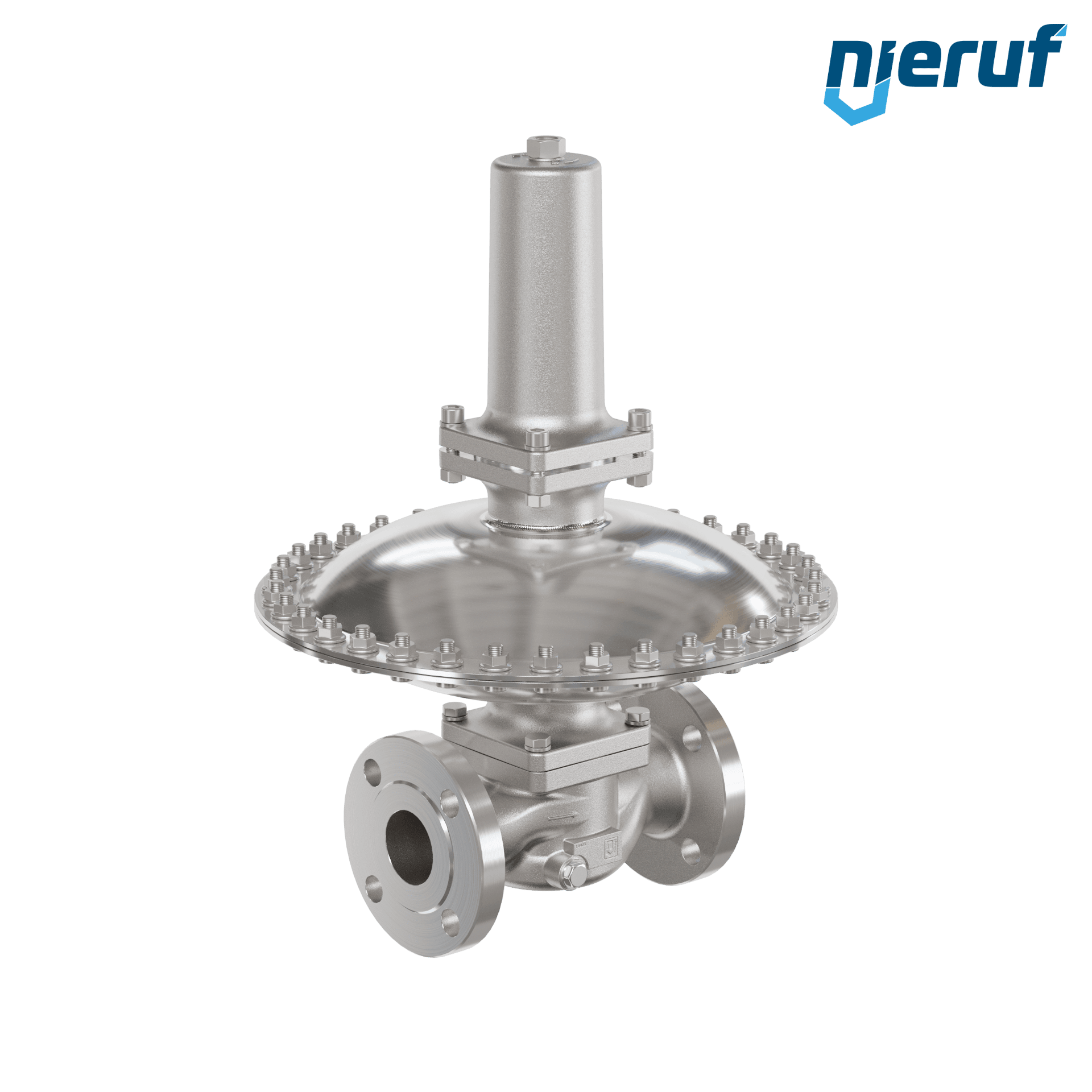 Regolatore in mbar DN40 DM24 flangia ANSI 150 acciaio inossidabile EPDM 150 - 500 mbar