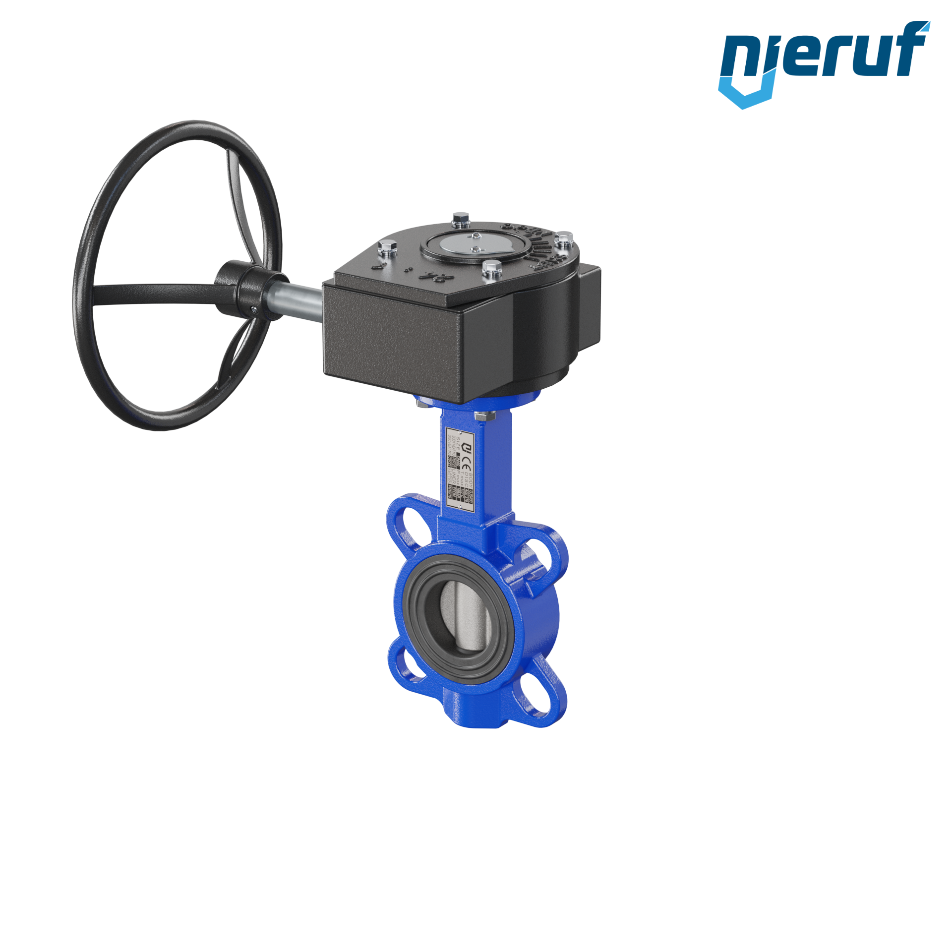 valvola a farfalla DN 40 PN16 AK05 NBR volantino