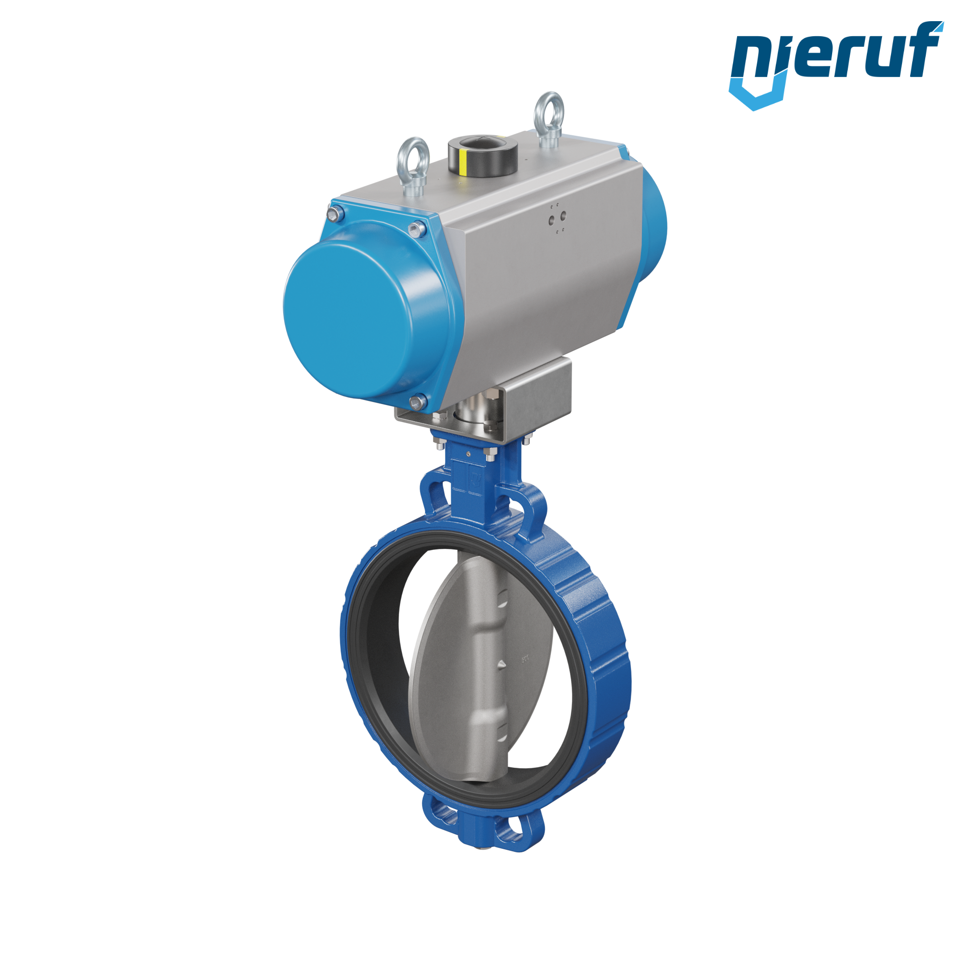 Butterfly valve DN 300  AK01 FPM pneumatic actuator single acting normally open
