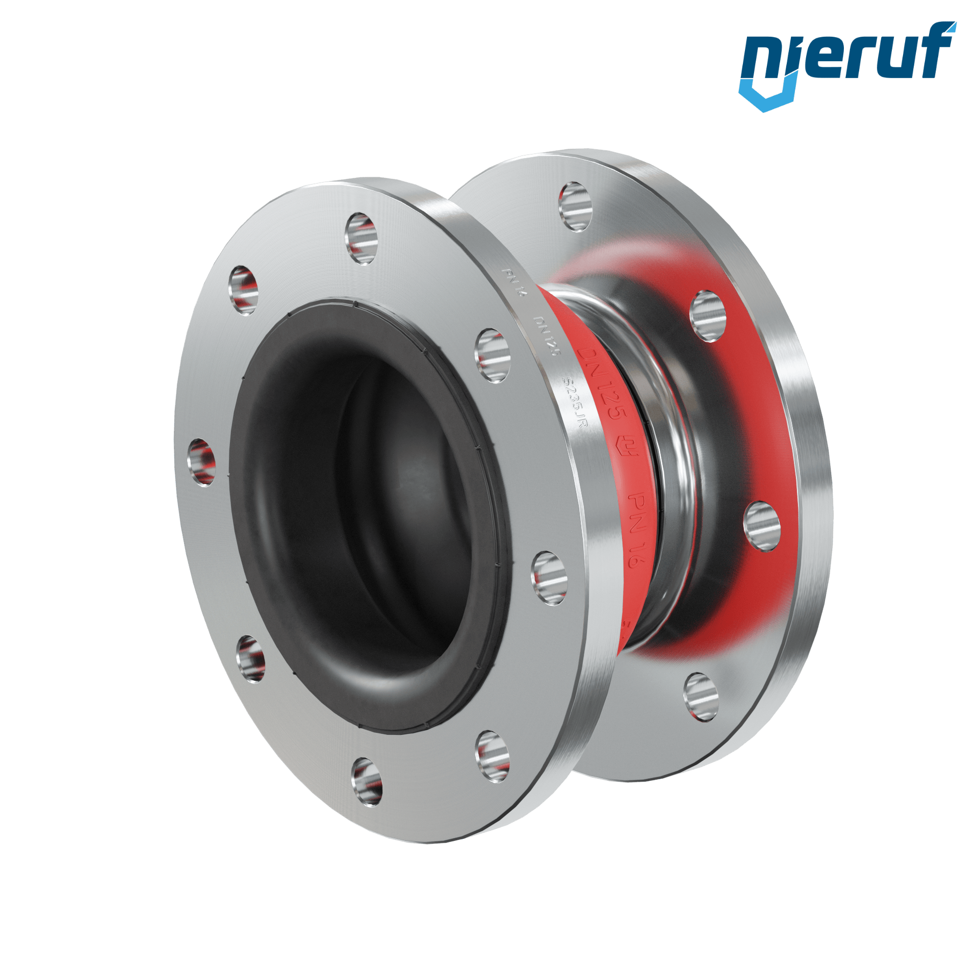 Compensatore DN125 tipo KP04 flange acciaio, manicotto EPDM
