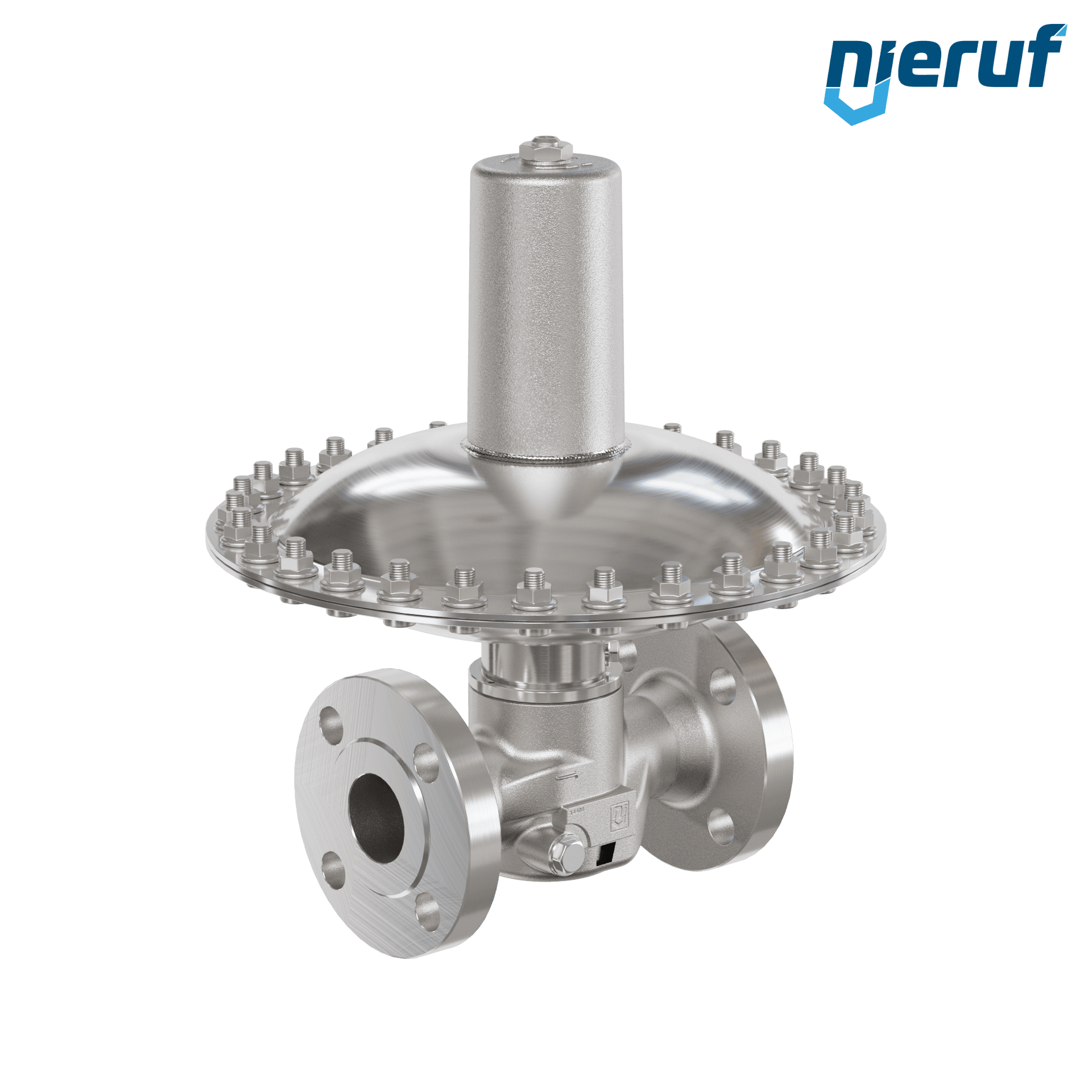 Regolatore in mbar DN32 DM24 flangia ANSI 150 acciaio inossidabile EPDM 150 - 500 mbar