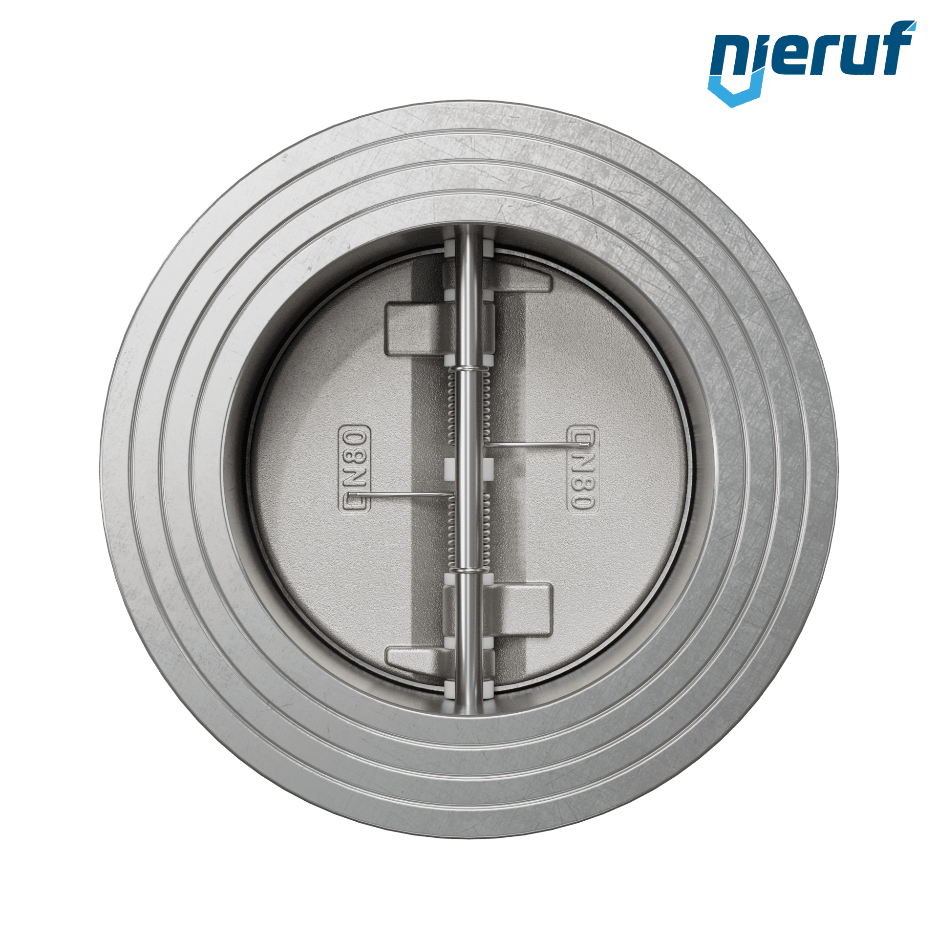 valvola di ritegno a doppio battente DN80 DR03 acciaio inossidabile 1.4408 EPDM