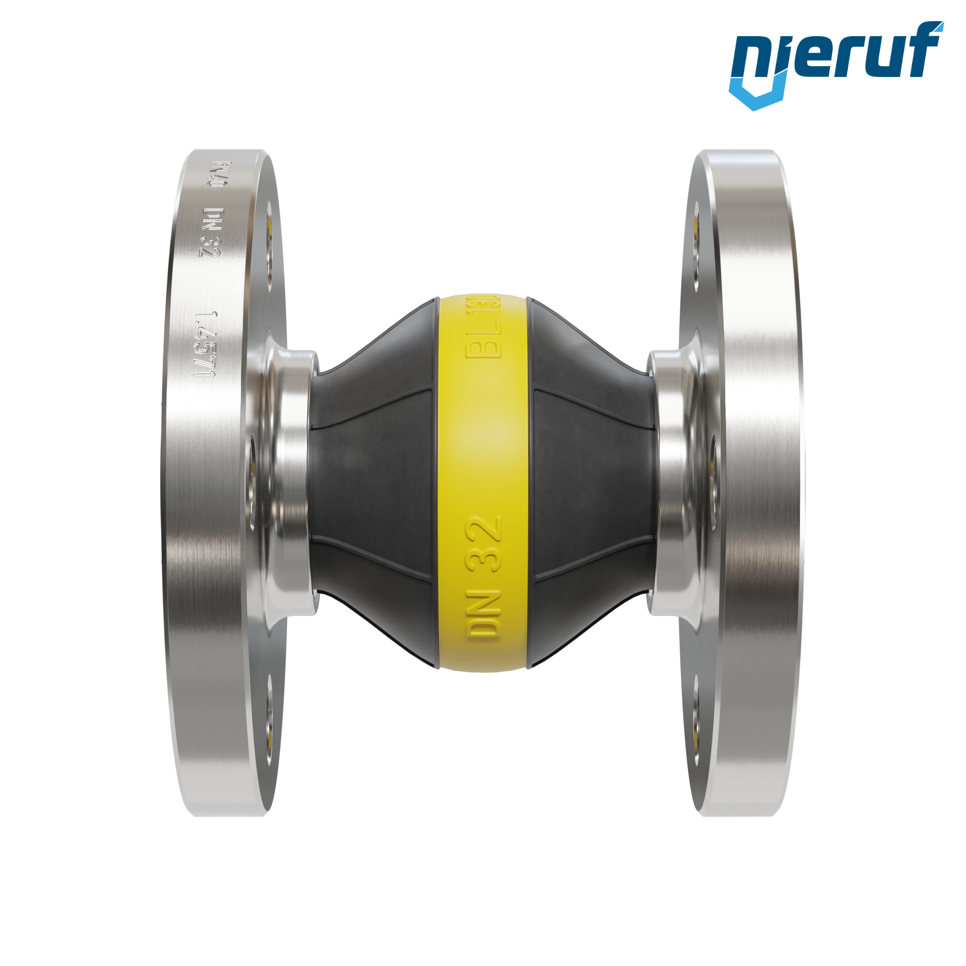 Compensatore DN32 tipo KP04 flange acciaio inox, manicotto NBR