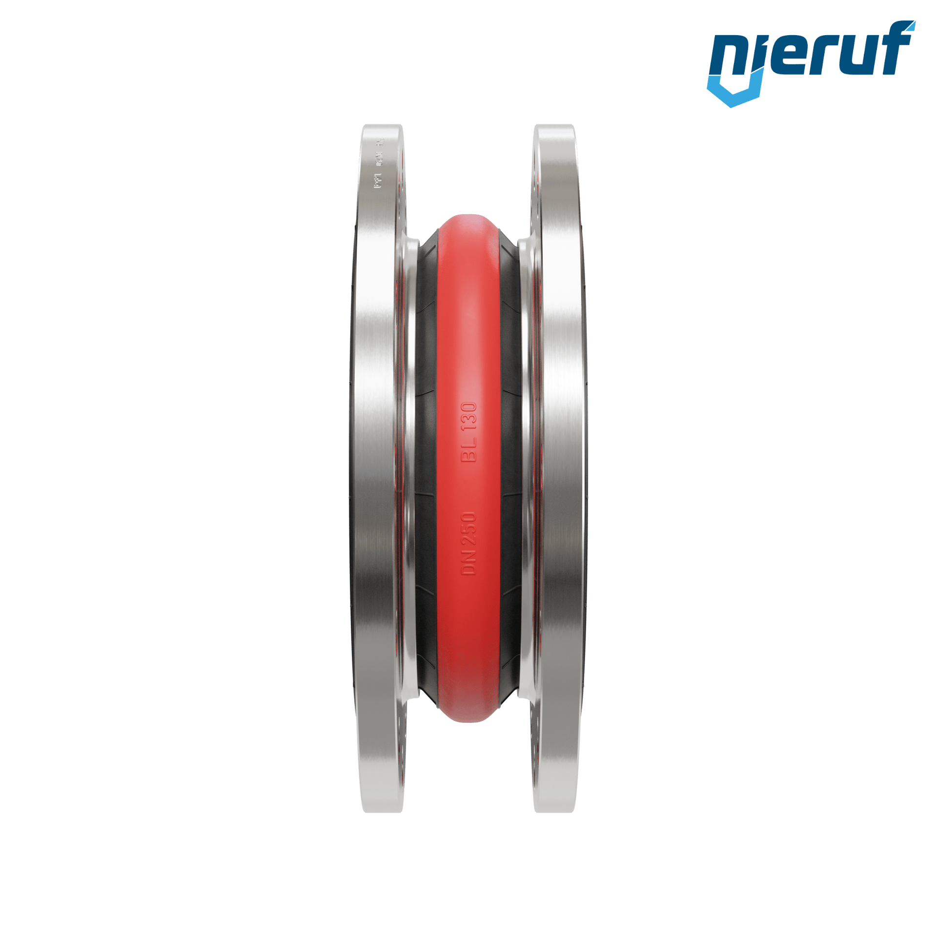 Compensatore o-ring di supporto per il vuoto DN250 PN16 versione KP04 flange in acciaio inox EPDM