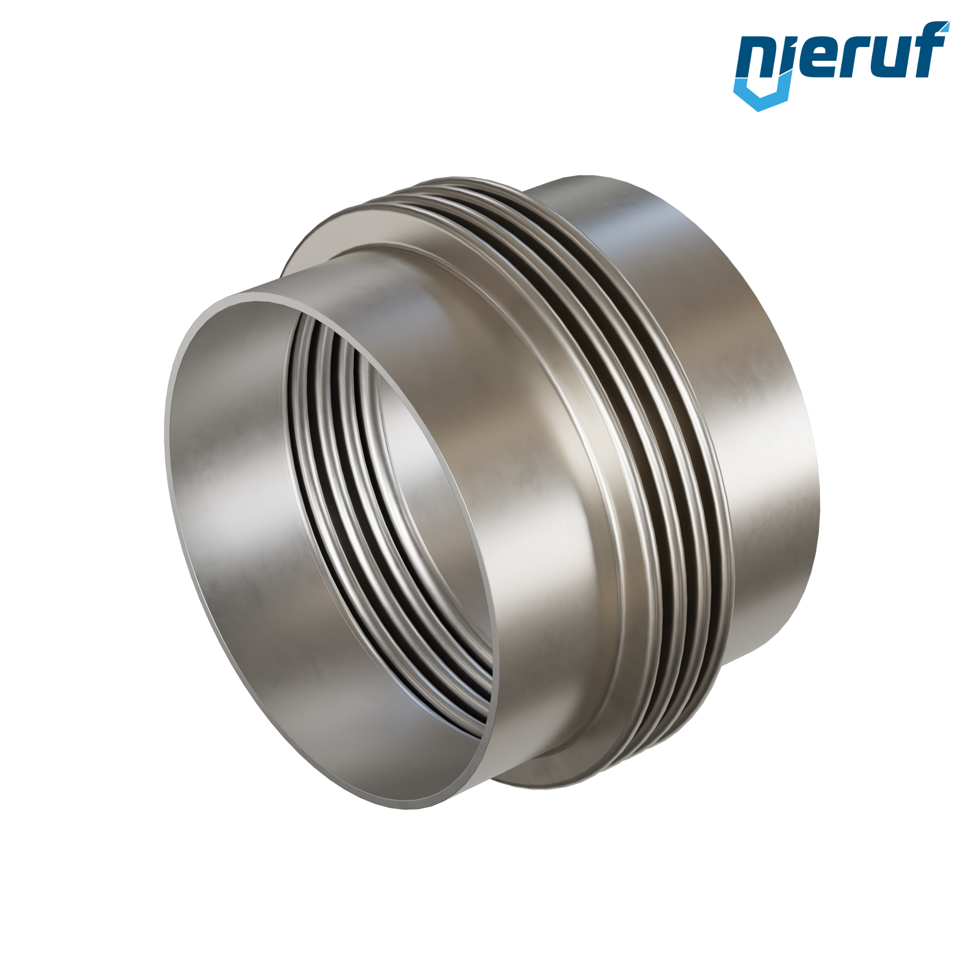 Giunto di dilatazione assiale DN300 - 329mm versione KP05 estremità a saldare in acciaio inox e manicotto in acciaio inox