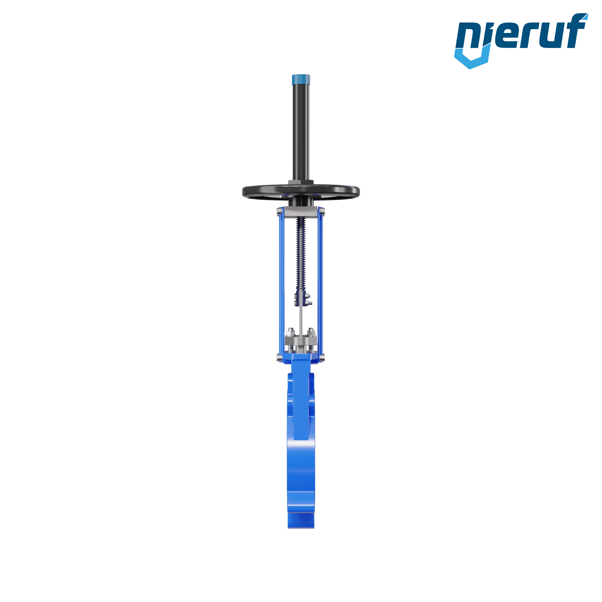 valvola a ghigliottina DN 250 SR02 NBR manovella / volante