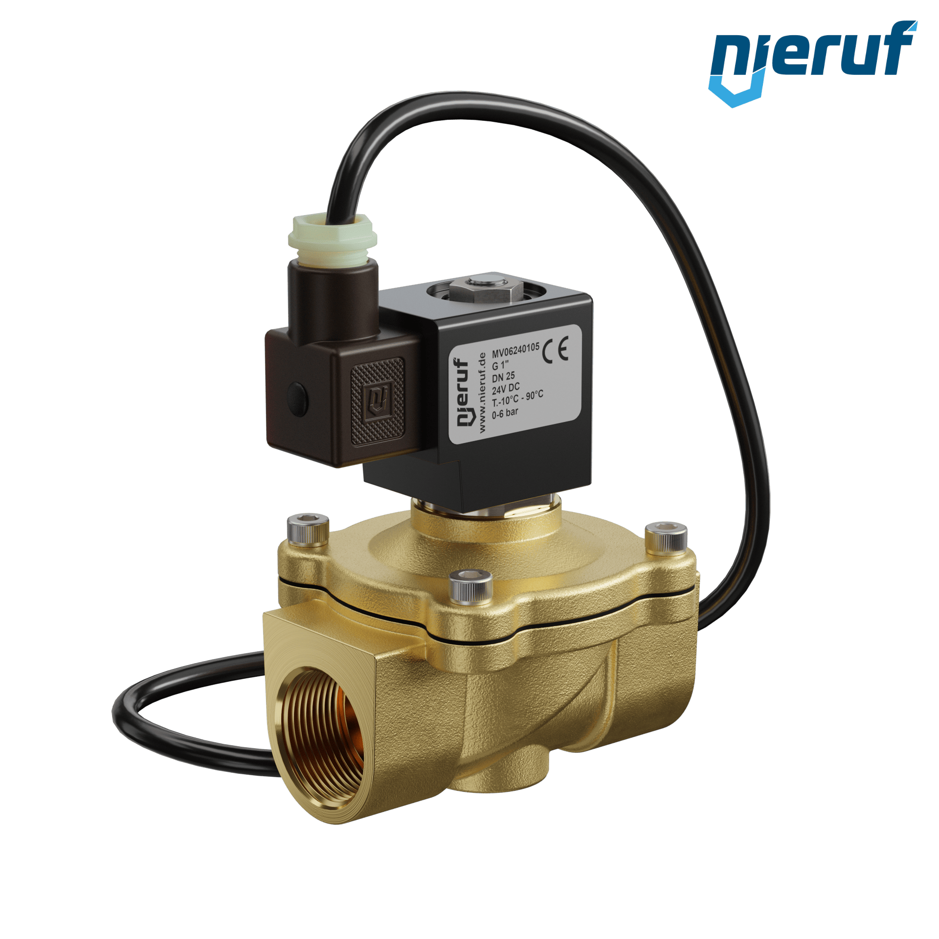 elettrovalvola ATEX DN25 G 1" pollici NBR ottone