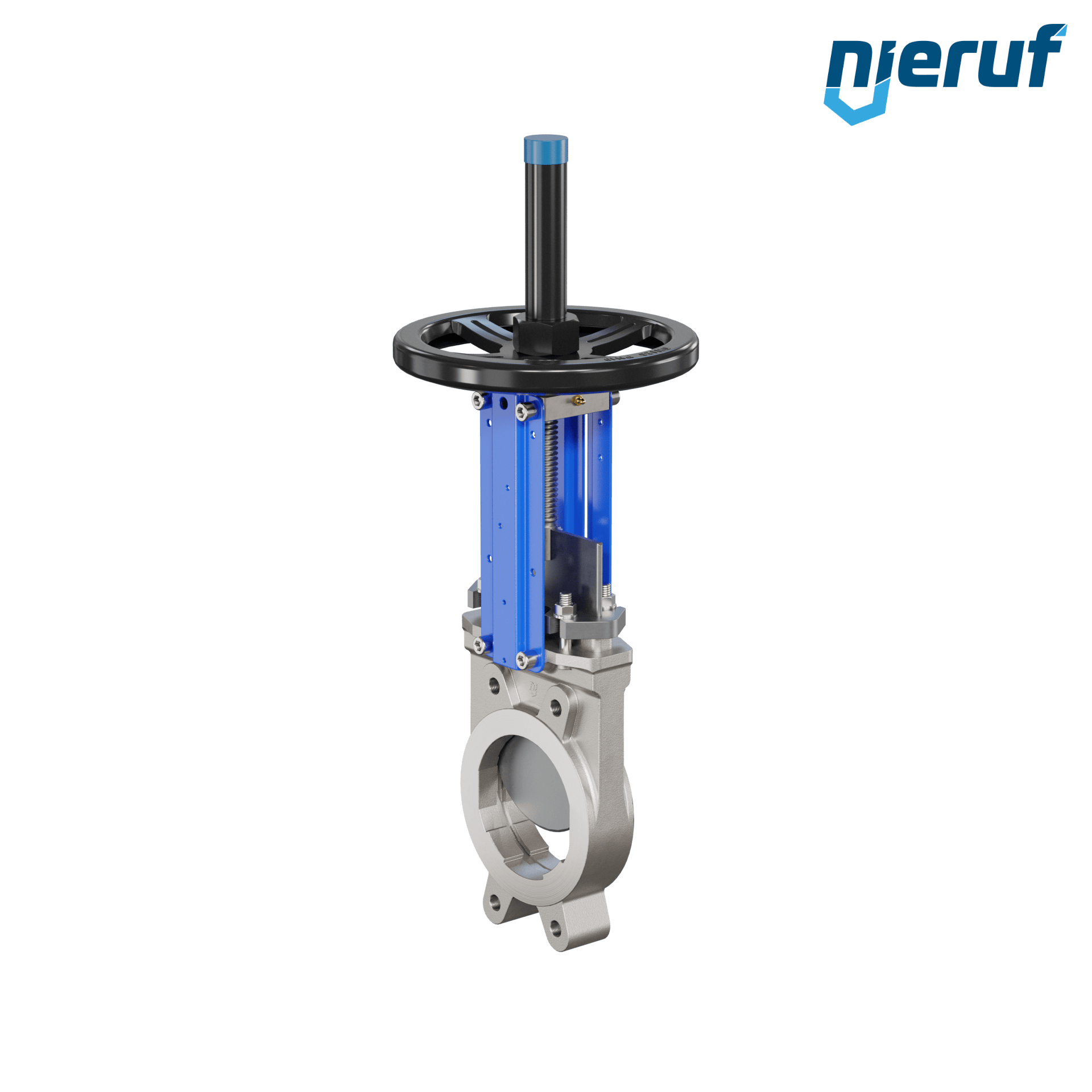 valvola a ghigliottina DN 125 SR03 EPDM manovella / volante
