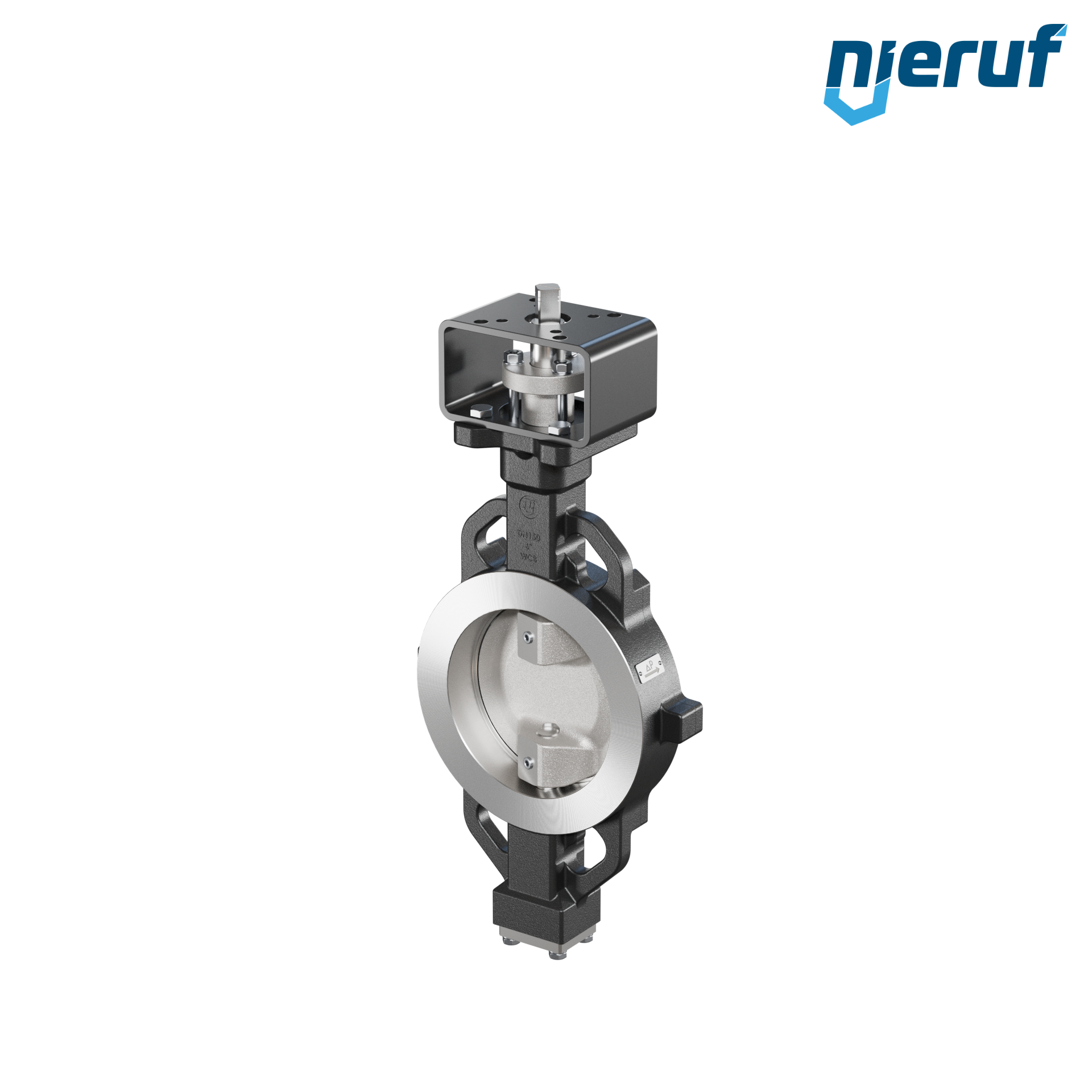 valvola a farfalla doppio eccentrico AK11 DN 150 PN10-40 ANSI150-300 asse nudo
