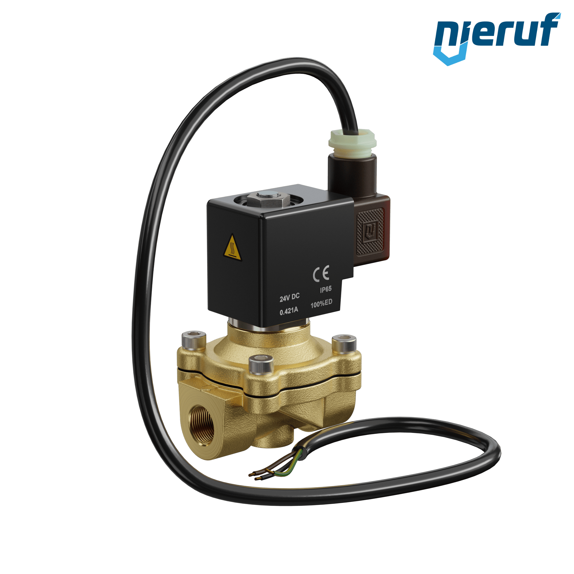 elettrovalvola ATEX DN16 G 3/8" pollici EPDM ottone