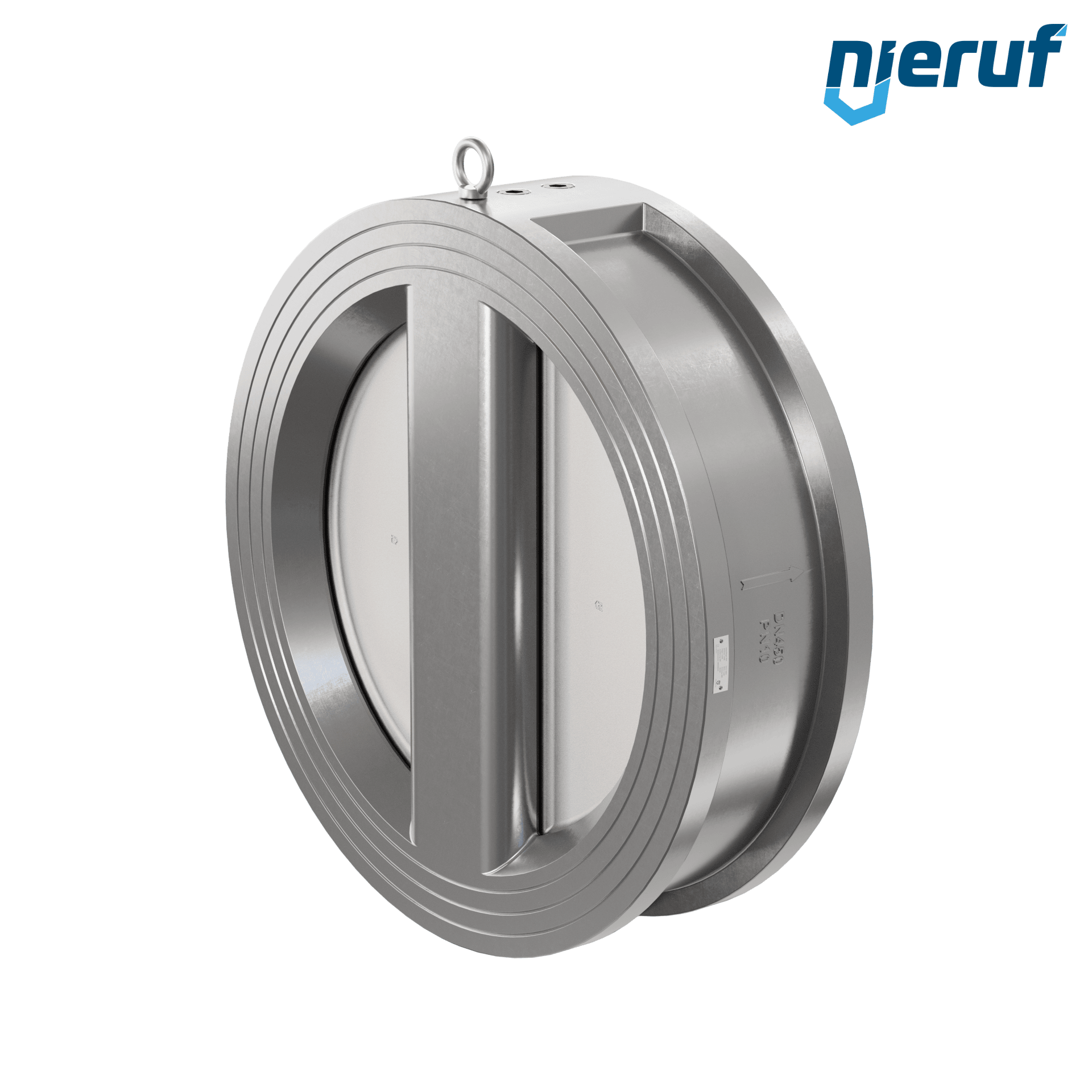 valvola di ritegno a doppio battente DN450 DR03 acciaio inossidabile 1.4408 NBR